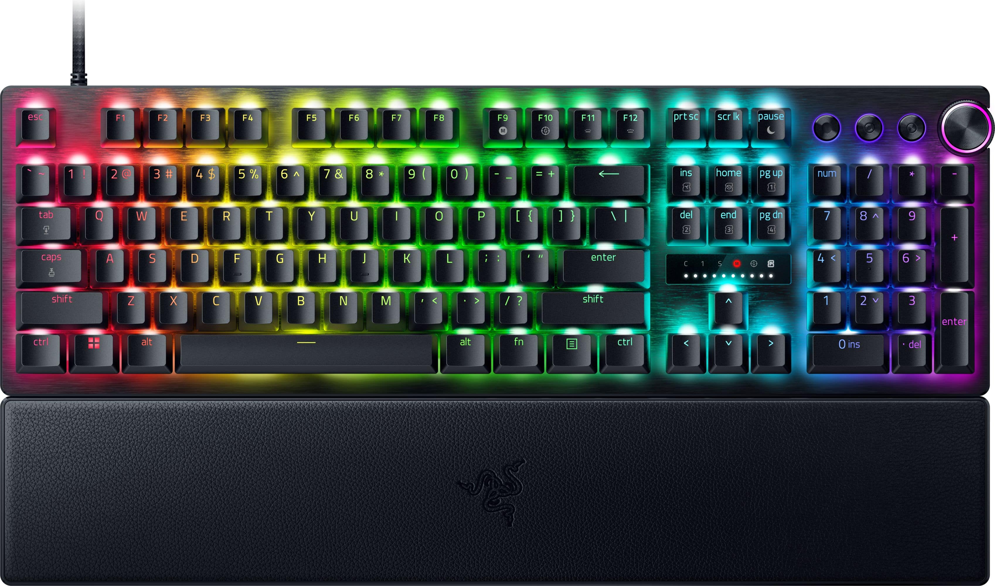 Razer - Huntsman V3 Pro Full Size Wired Analog Optical Linear Switch Gaming Keyboard with Snap Tap - Black product image