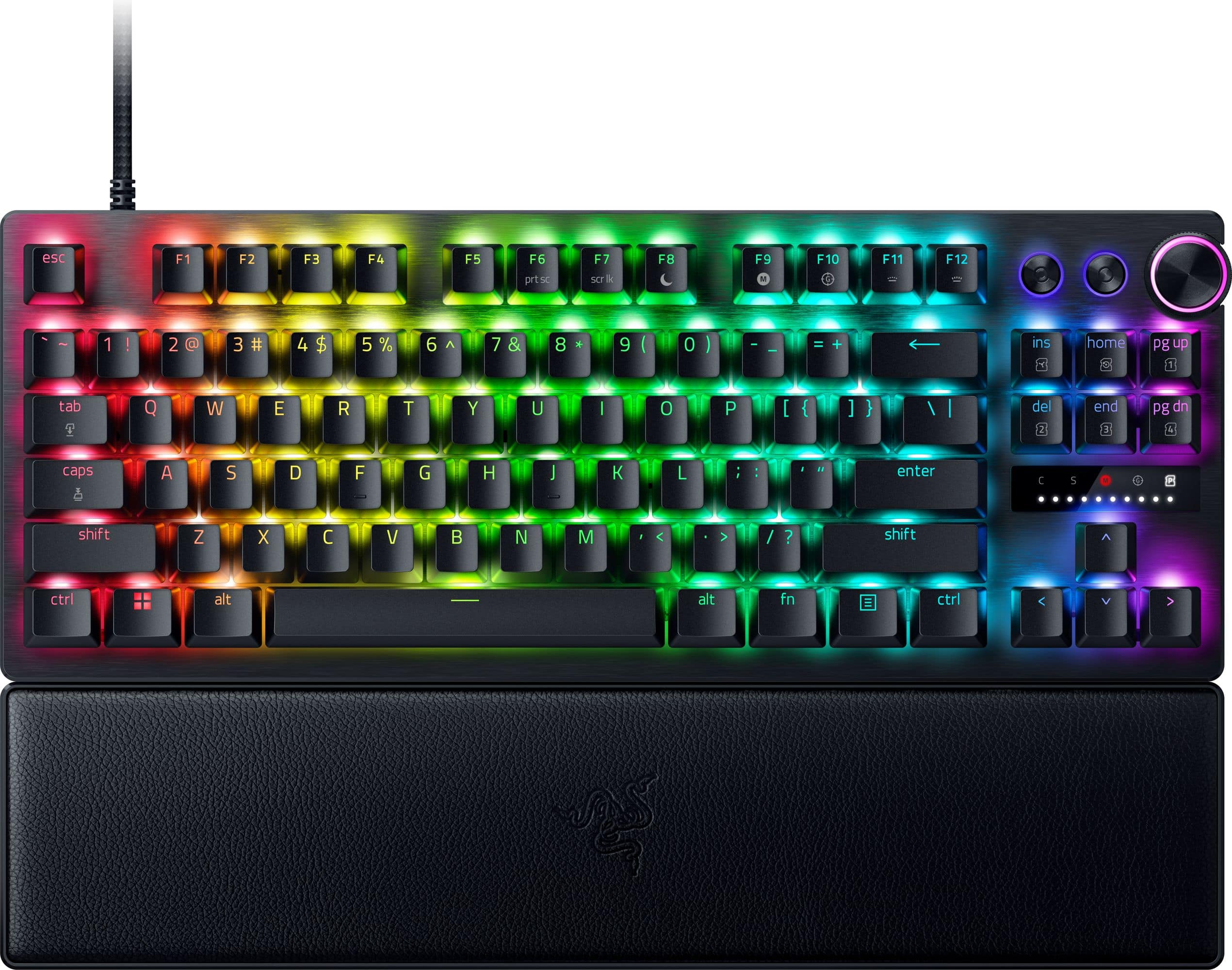 Razer - Huntsman V3 Pro TKL Wired Analog Optical Linear Switch Gaming Keyboard with Snap Tap - Black product image