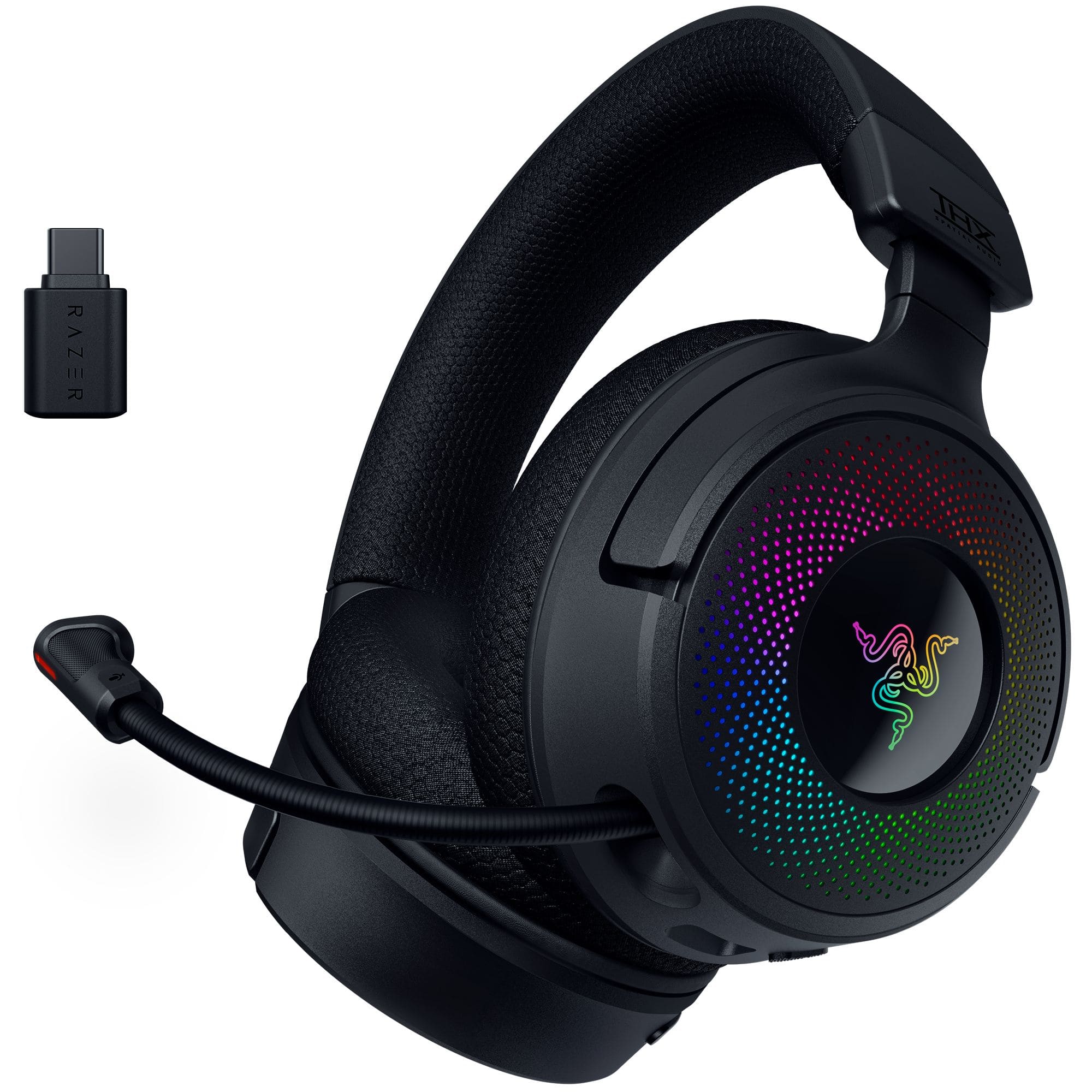 Razer - Kraken V4 Wireless Over-the-Ear Gaming Headset for PC, Mac, Playstation, Nintendo Switch, Steam Deck, Mobile, and Ta…