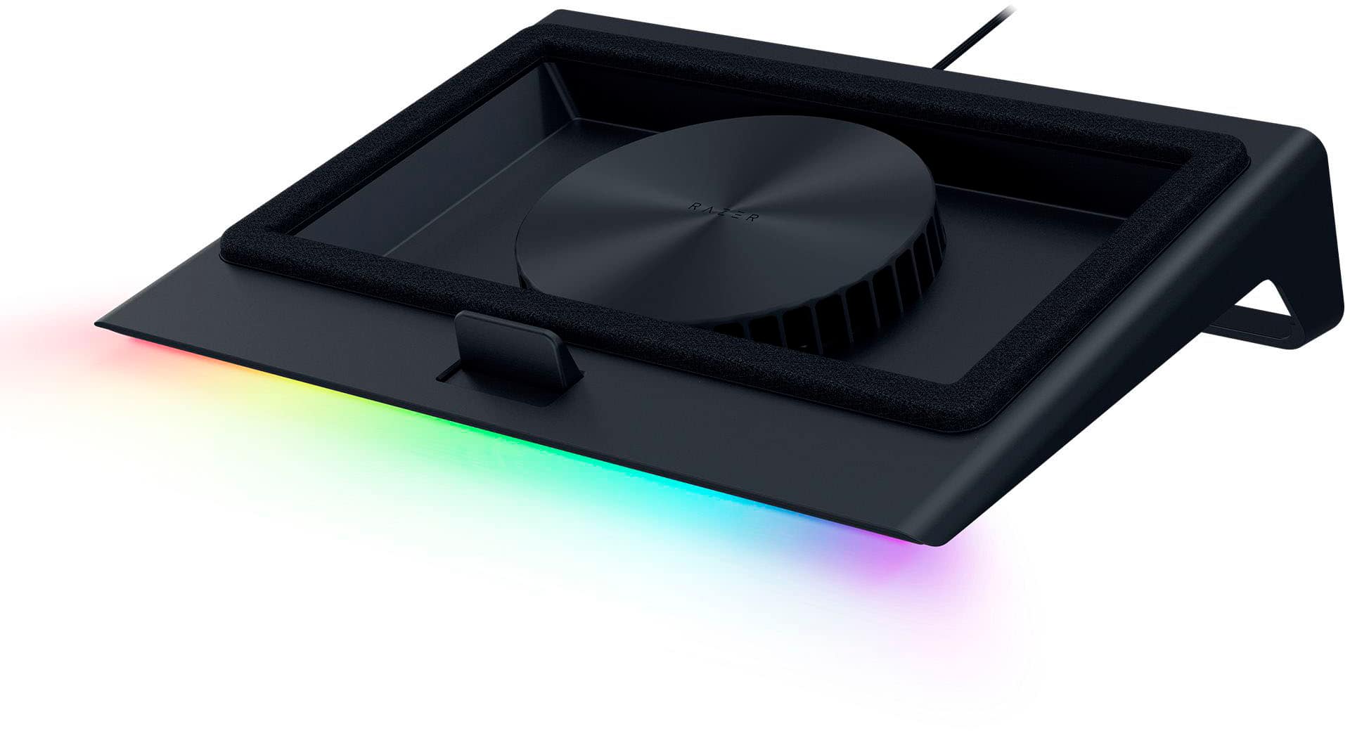 Razer - Laptop Cooling Pad with Intelligent Fan Control and Chroma RGB for Laptops 14" to 18" - Black product image