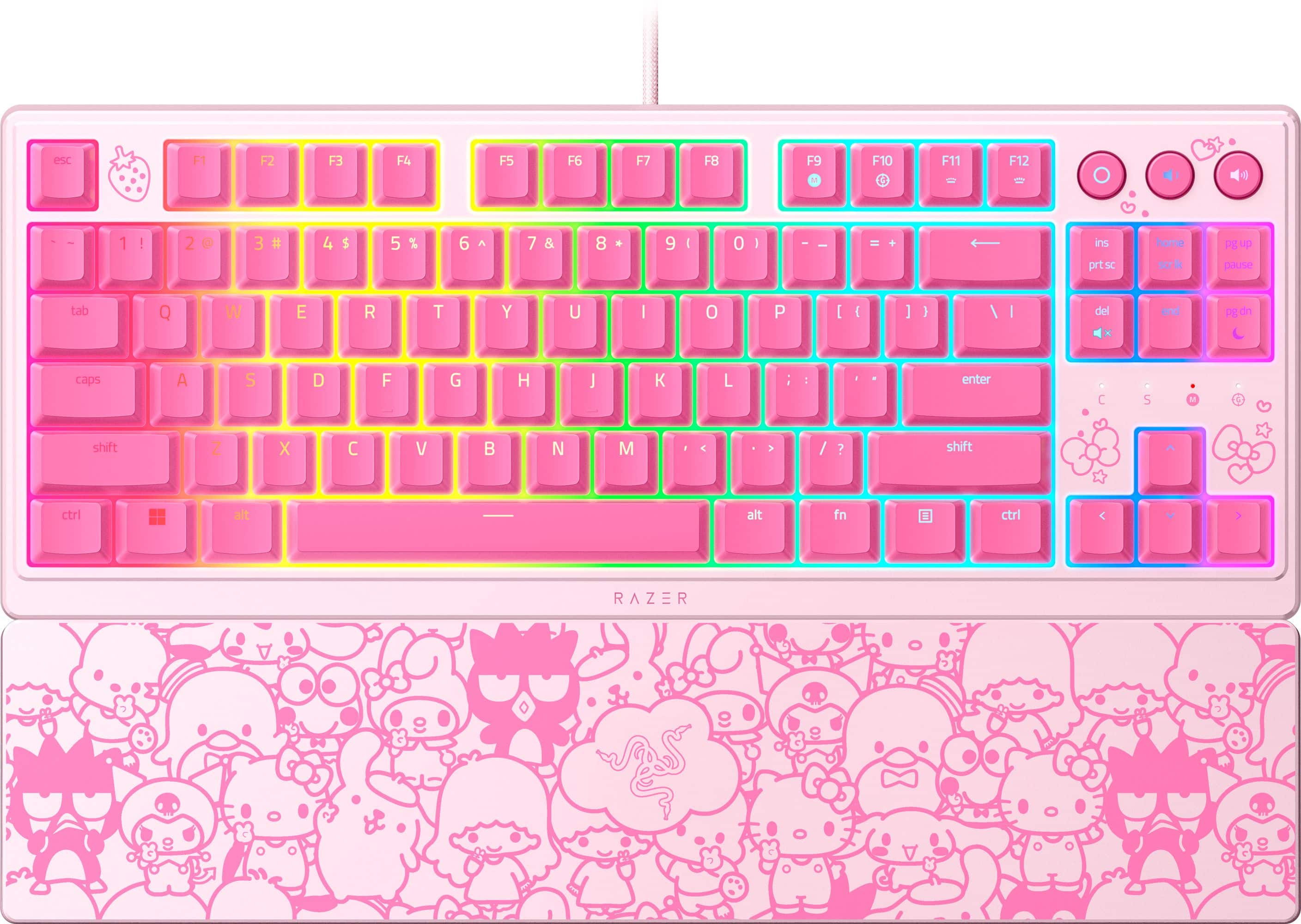 Razer - Ornata V3 TKL Wired Mechanical Gaming Keyboard with Chroma RGB Backlighting - Hello Kitty Edition product image