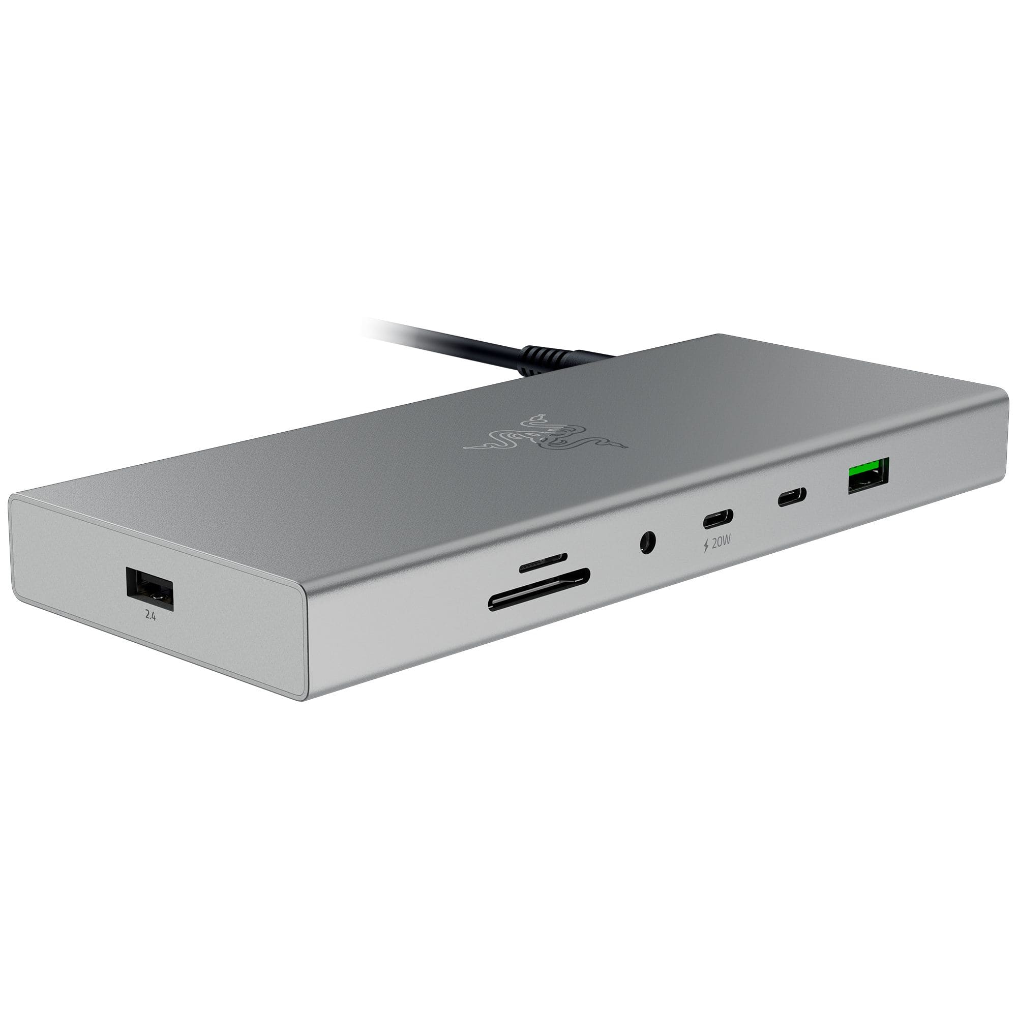 Razer - USB 4 Dock Station with 14 Ports for PC and Mac - Mercury product image