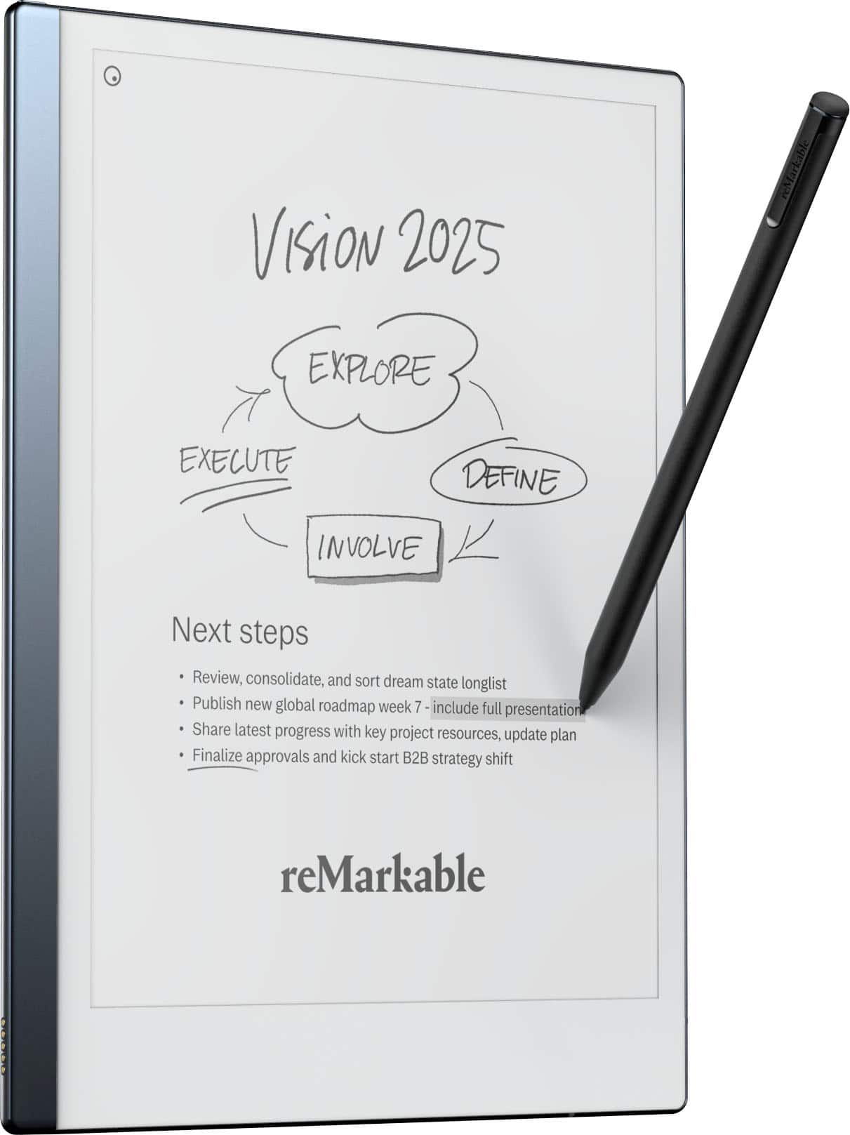 reMarkable - 2 - 10.3” Paper Tablet with Marker Plus - Black product image