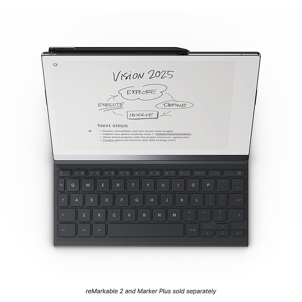 reMarkable - 2 - Type Folio keyboard for your 10.3'' paper tablet - Ink Black - Black Ink product image
