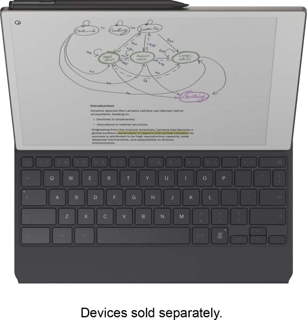 reMarkable Paper Pro - Mosaic weave Type Folio keyboard for your 11.8'' Paper Tablet - Basalt product image