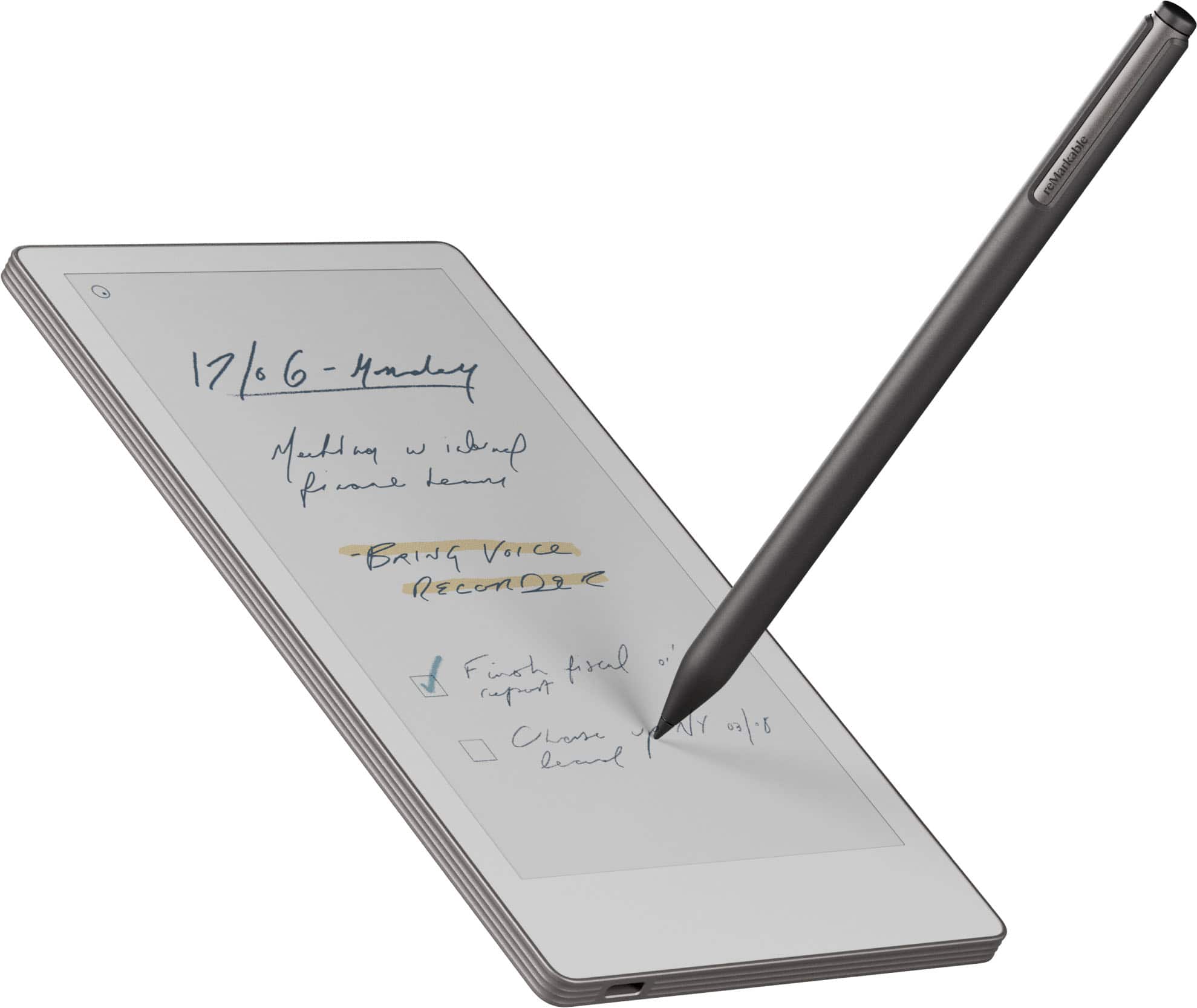 reMarkable - Paper Pro Move - 7.3" Paper Tablet with Marker Plus - Silver product image