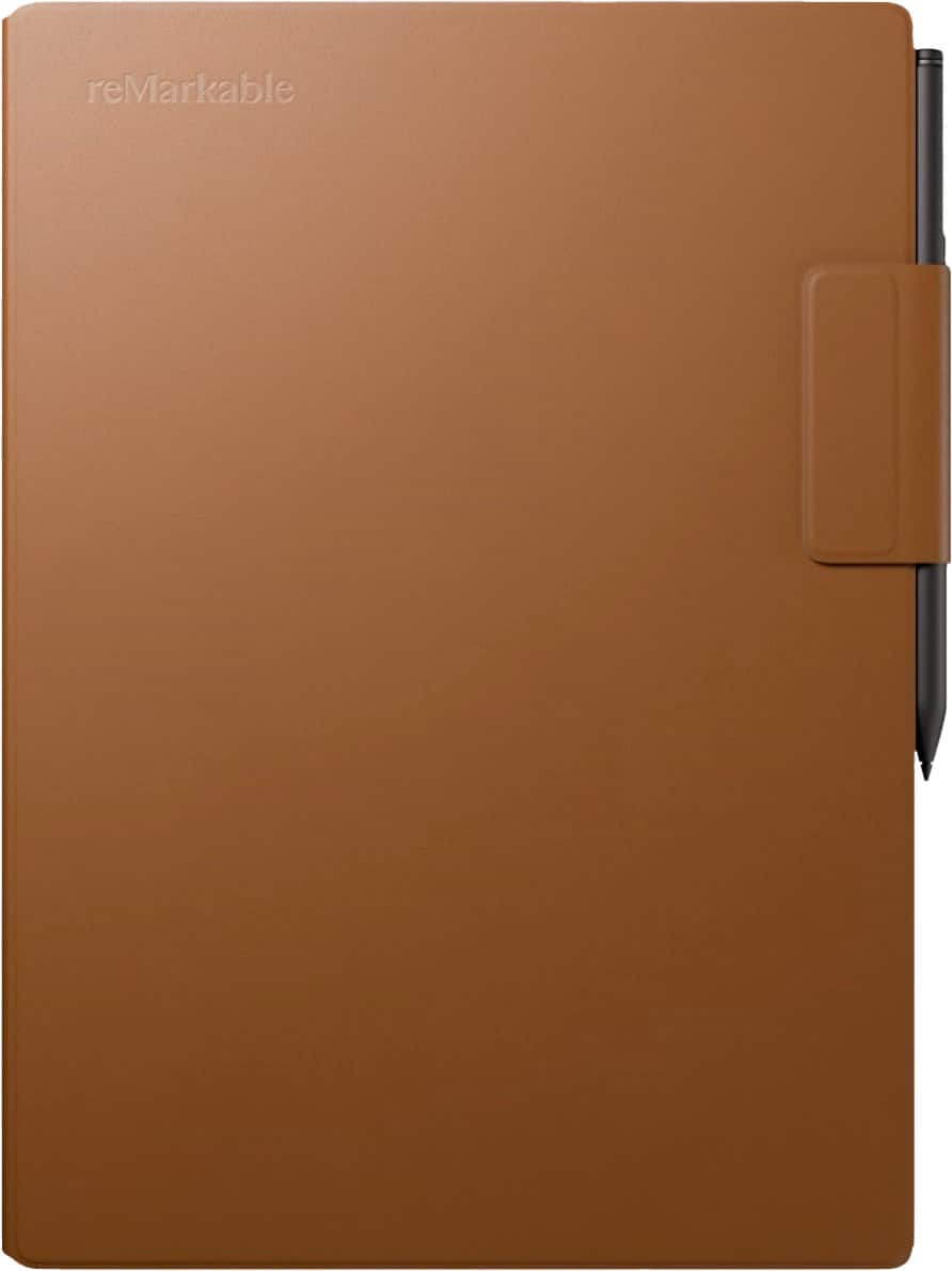 reMarkable - Paper Pro - Premium Leather Book Folio for your 11.8'' Paper Tablet - Brown product image