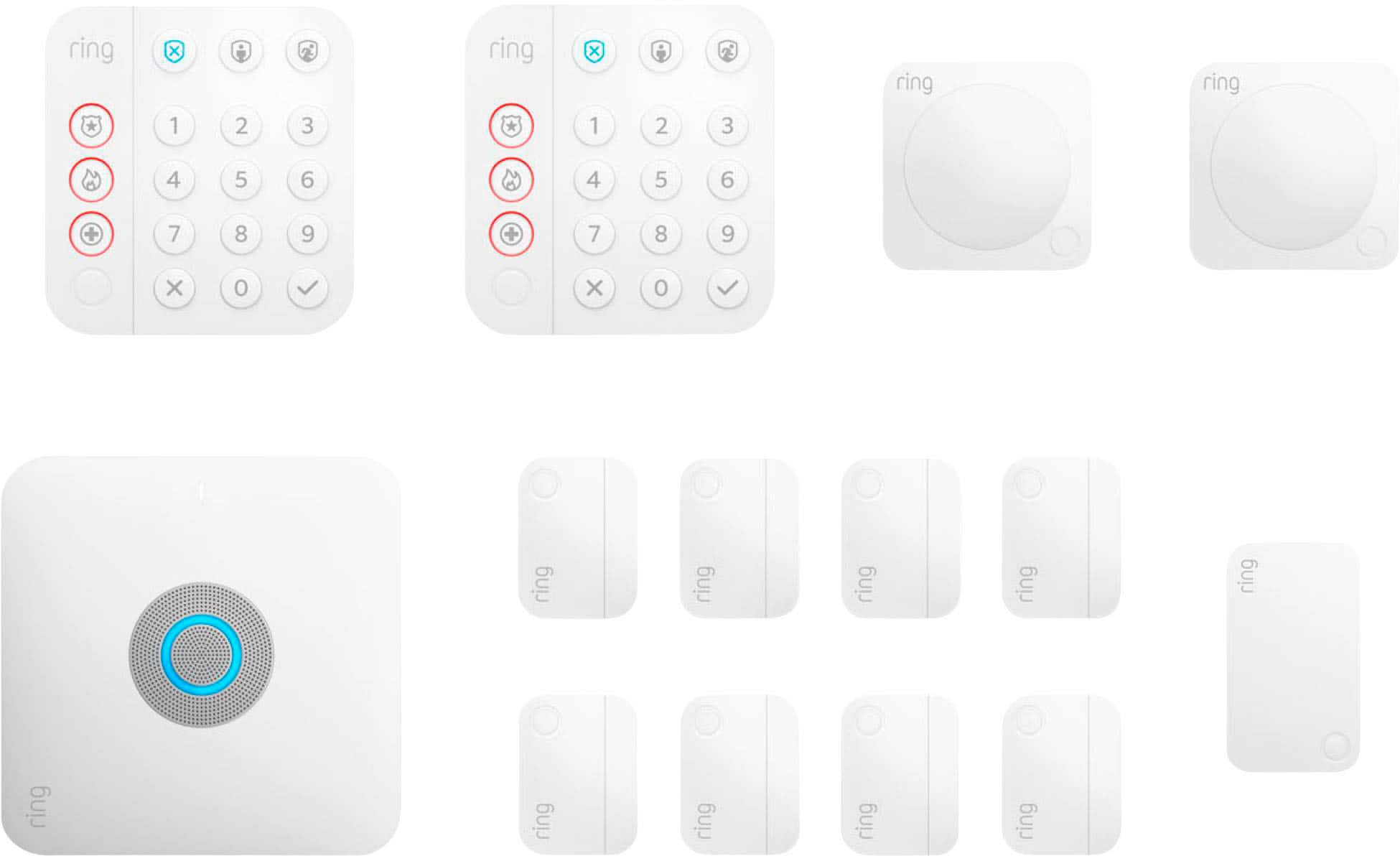 Ring - Alarm Pro Home Security Kit 14 Pieces - White product image