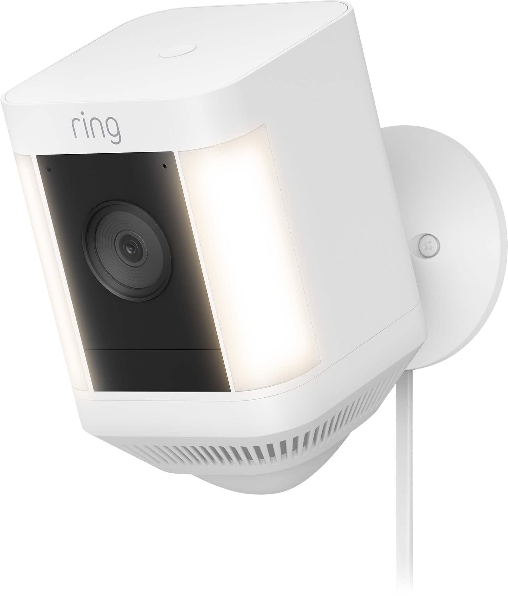 Ring - Spotlight Cam Plus Outdoor/Indoor 1080p Plug-In Surveillance Camera - White product image