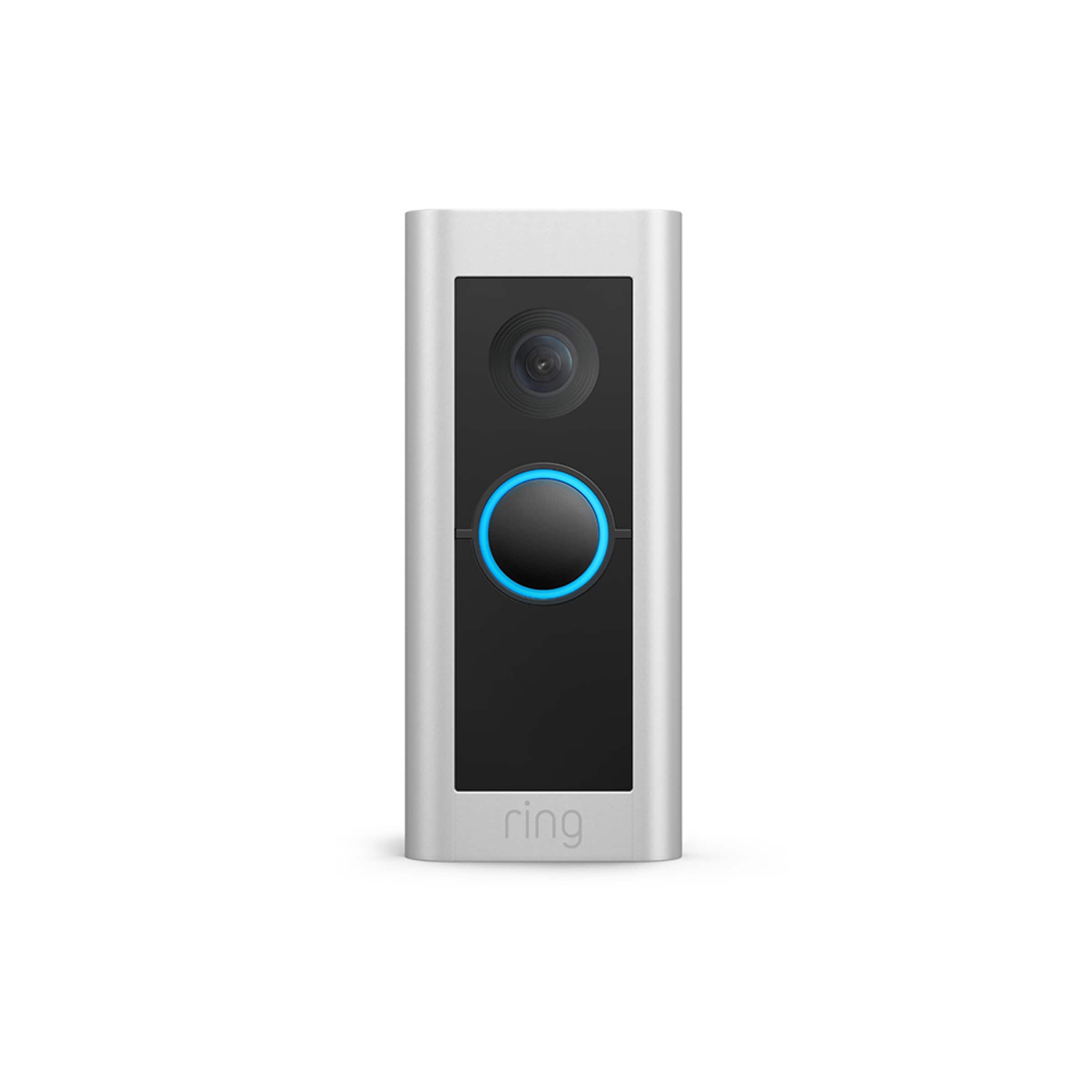Ring - Wired Doorbell Pro Smart WiFi Video Doorbell - Satin Nickel product image