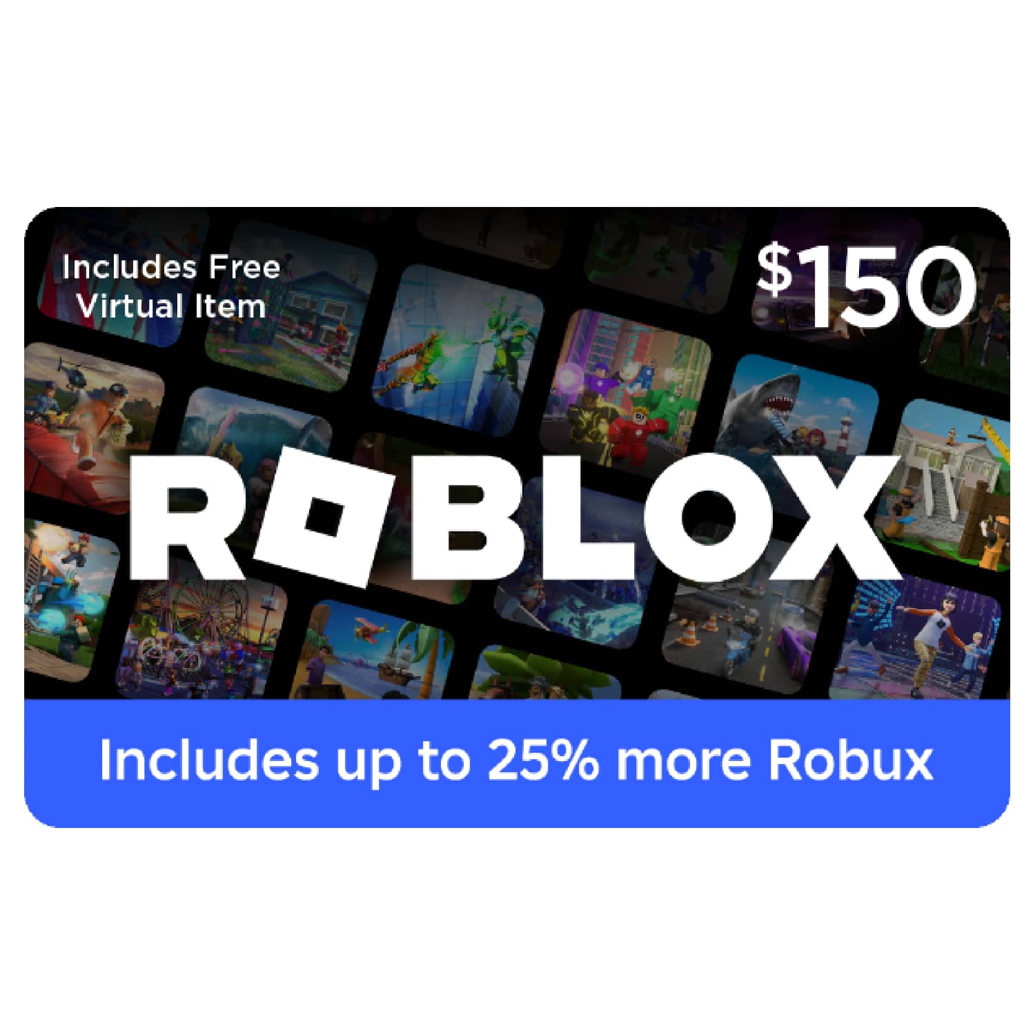 Roblox - $150 Digital Gift Card [Includes Virtual Item] [Digital] product image