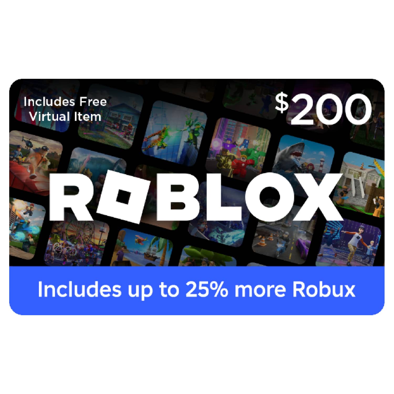 Roblox - $200 Digital Gift Card [Includes Virtual Item] [Digital] product image