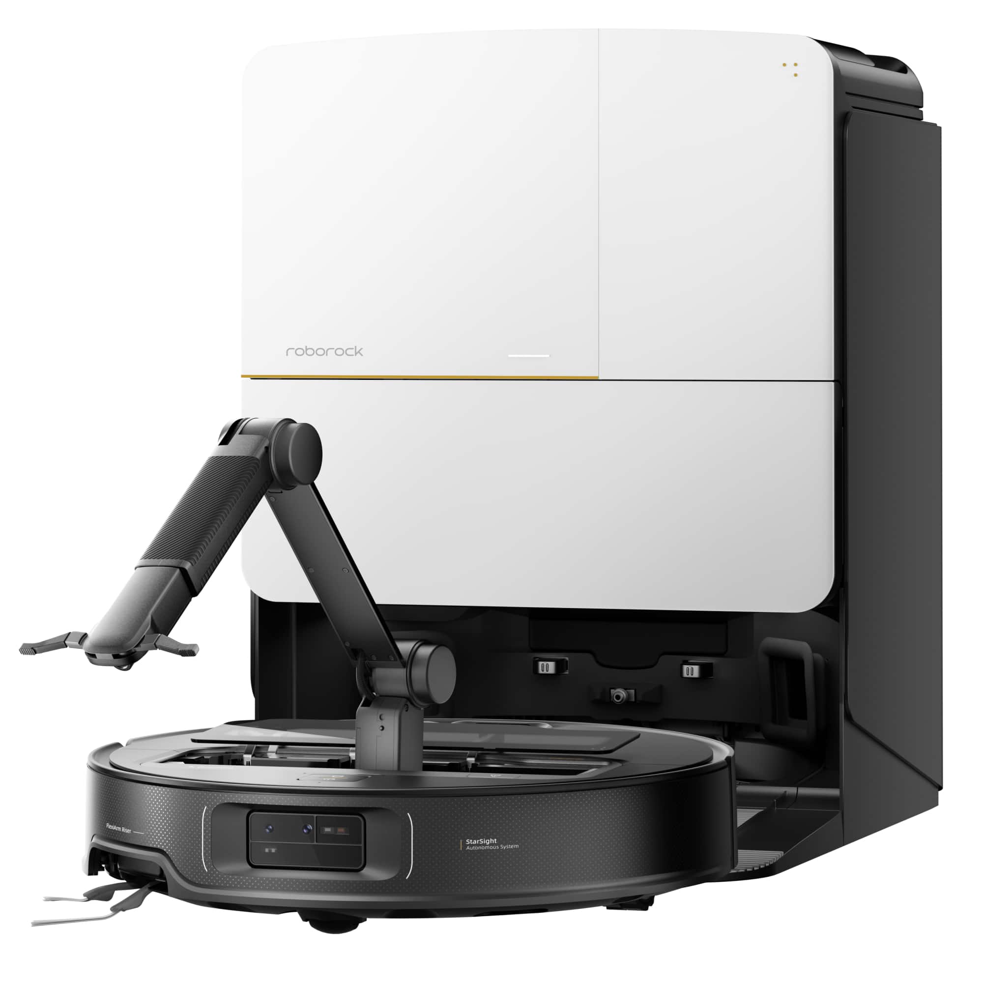 Roborock - Saros Z70 Robot Vacuum & Mop, OmniGrip Arm, 22,000Pa Suction, 3.14" Ultra Slim, Obstacle Avoidance, AdaptiLift Ch…