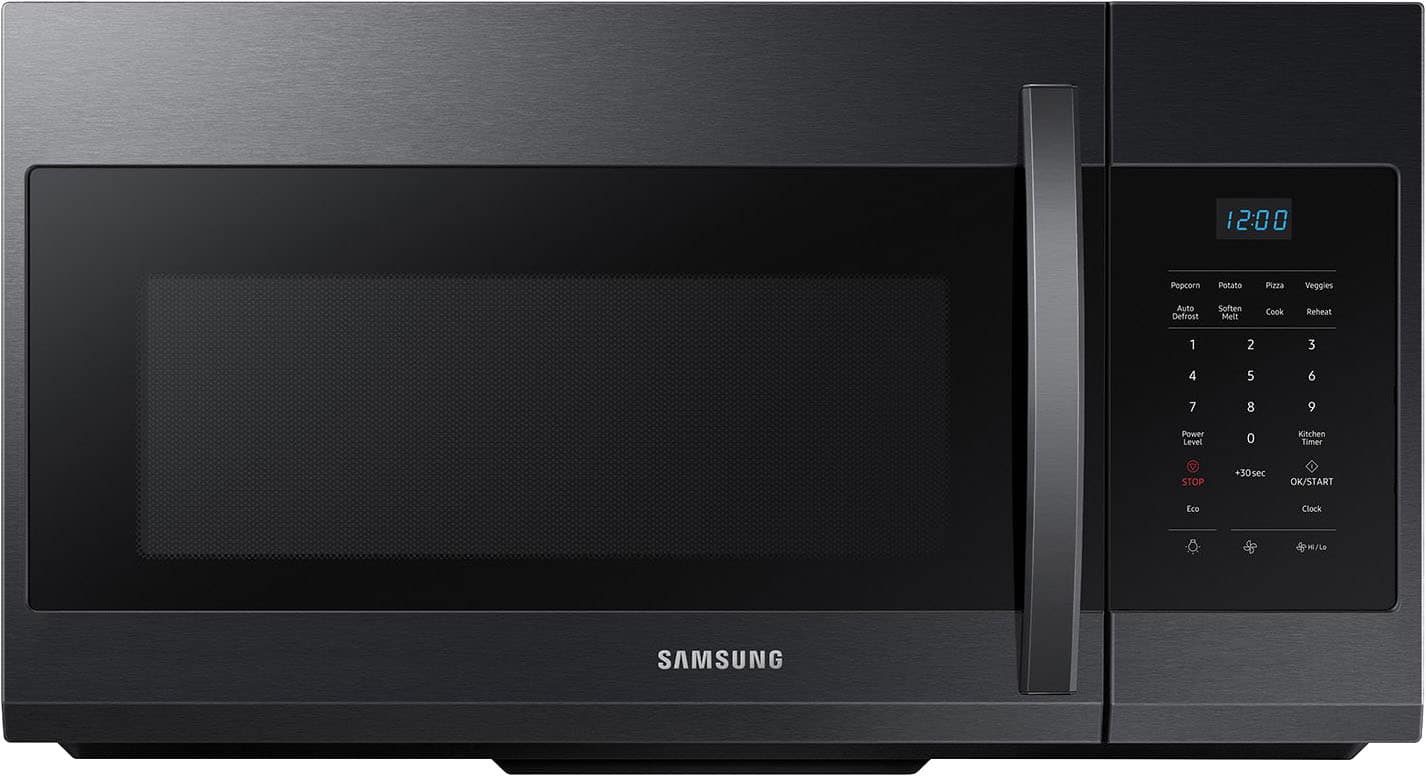 Samsung - 1.7 cu. ft. Over-the-Range Microwave - Matte Black Steel product image
