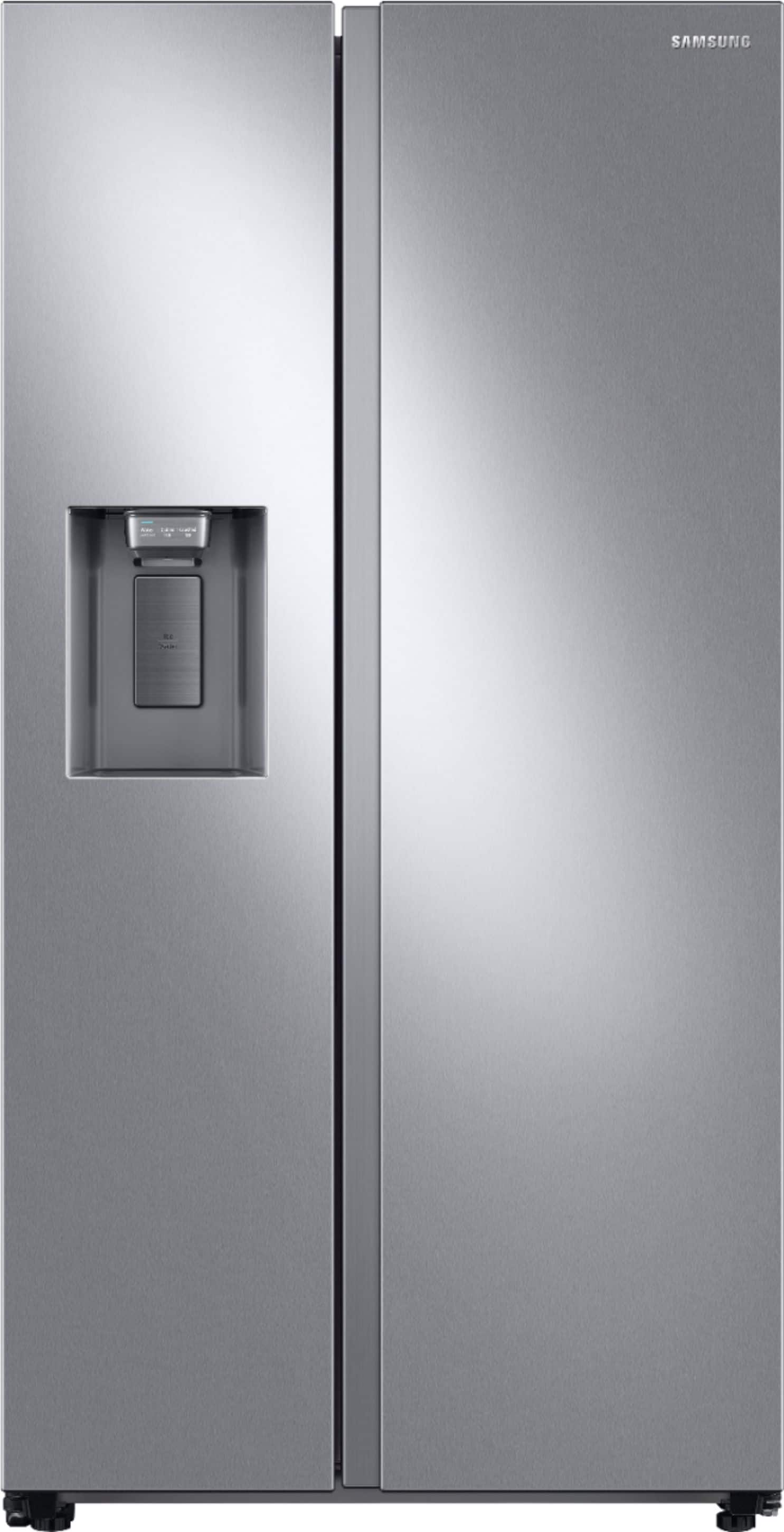Samsung - 22 cu. ft. Side-by-Side Counter Depth Smart Refrigerator with All-Around Cooling - Stainless Steel product image