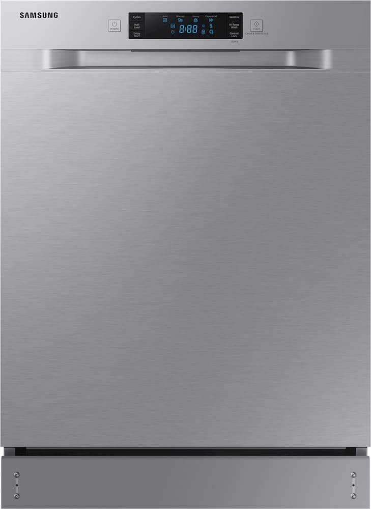 Samsung - 24" Front Control Built-In Stainless Steel Tub Dishwasher, ADA Compliant, 52 dBA - Stainless Steel product image