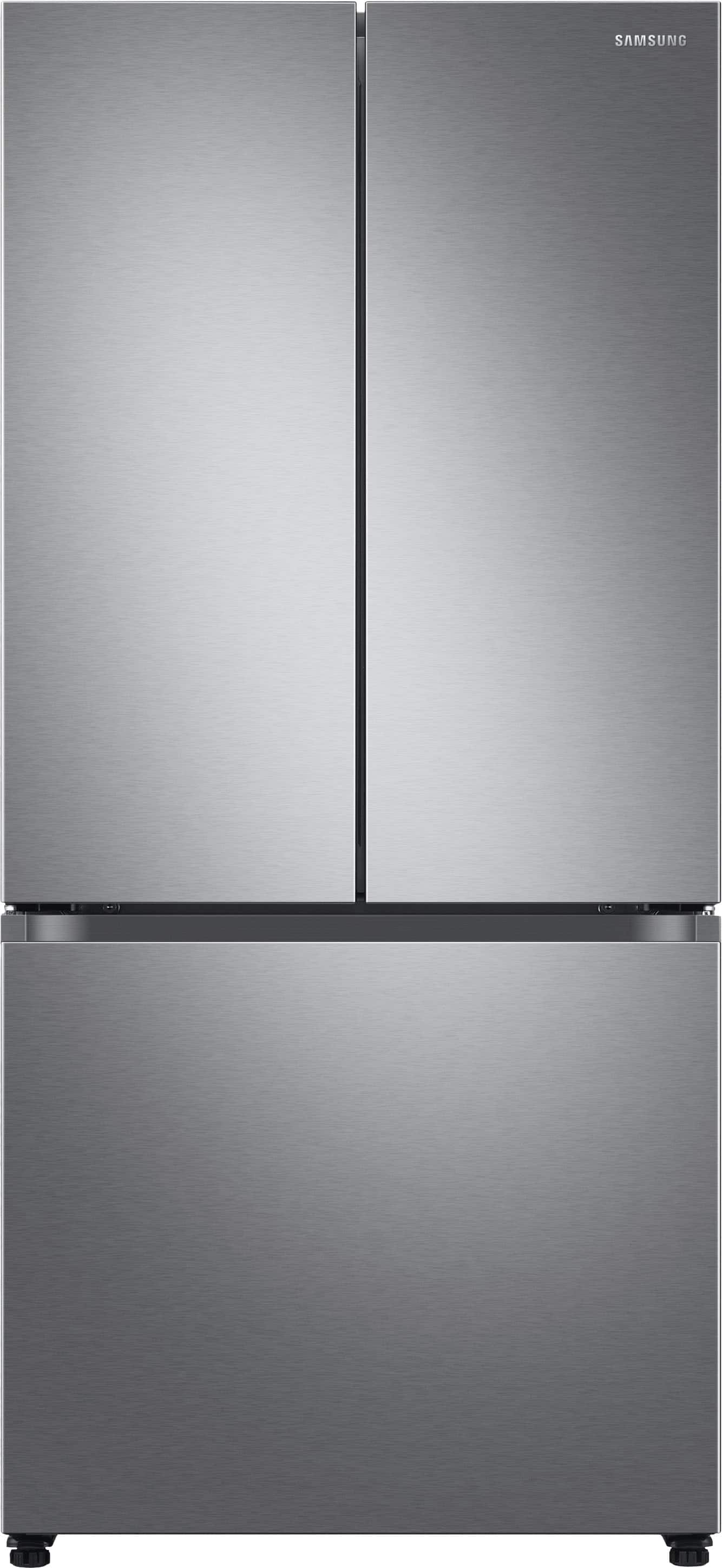 Samsung - 25 cu. ft. 3-Door French Door Smart Refrigerator with Beverage Center - Stainless Steel product image