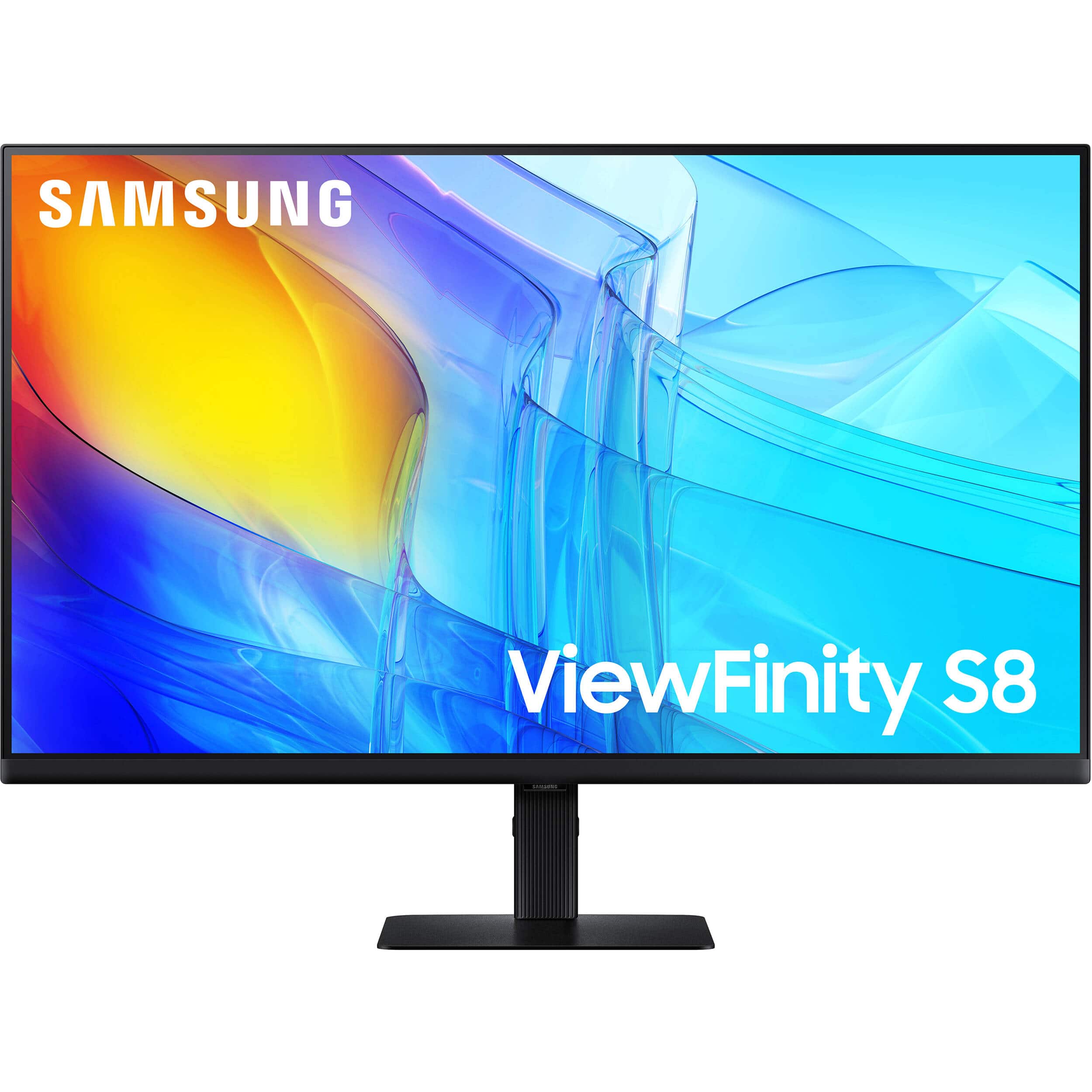 Samsung - 27" ViewFinity S8 (S80D) 4K UHD HDR10 High Resolution Monitor with Ergonomic Stand (DisplayPort, HDMI, USB) - Blac…