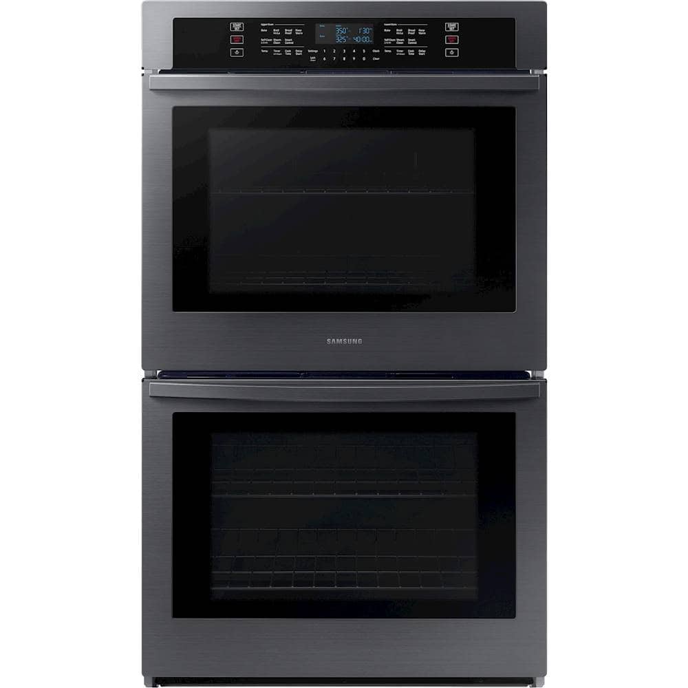 Samsung - 30" Built-In Double Wall Oven with WiFi - Black Stainless Steel product image