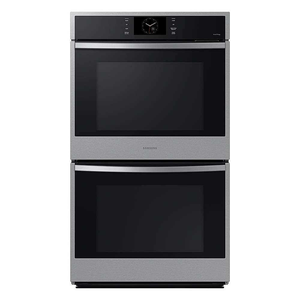 Samsung - 30" Built-In Electric Convection Double Wall Oven with Steam Cook - Stainless Steel product image