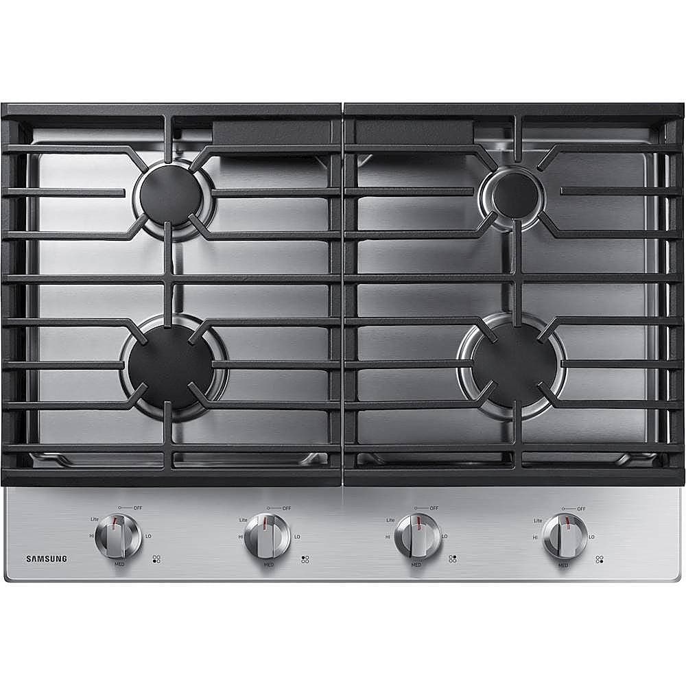 Samsung - 30" Built-In Gas Cooktop with 4 Burners - Stainless Steel product image