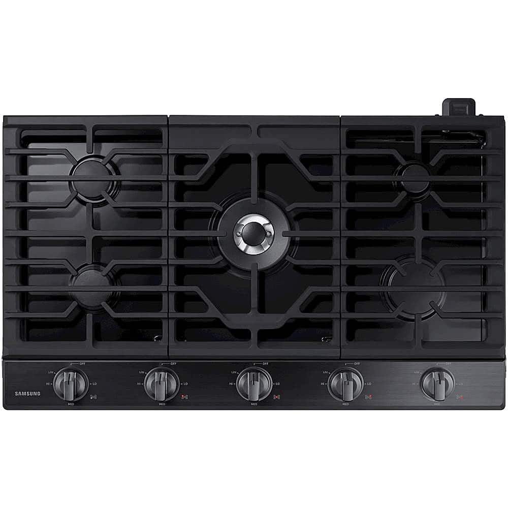 Samsung - 30" Built-In Gas Cooktop with WiFi - Black Stainless Steel product image