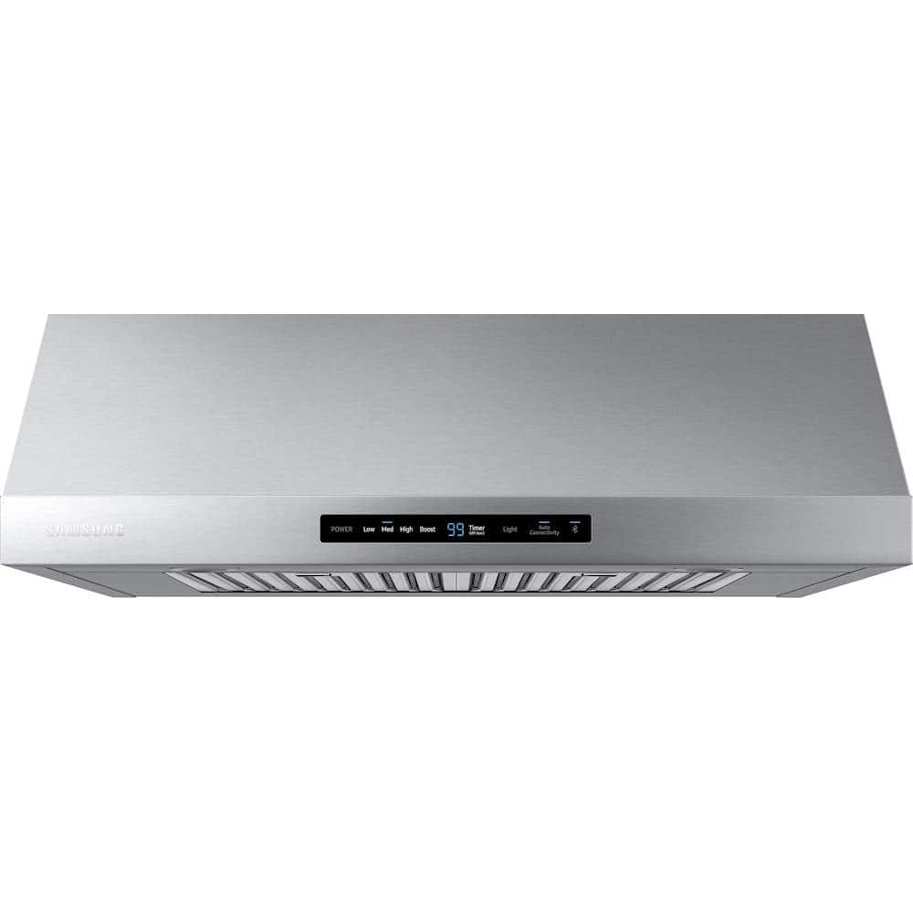 Samsung - 30 inches - Externally Vented & Recirculating - Under cabinet Range Hood - Black Stainless Steel product image