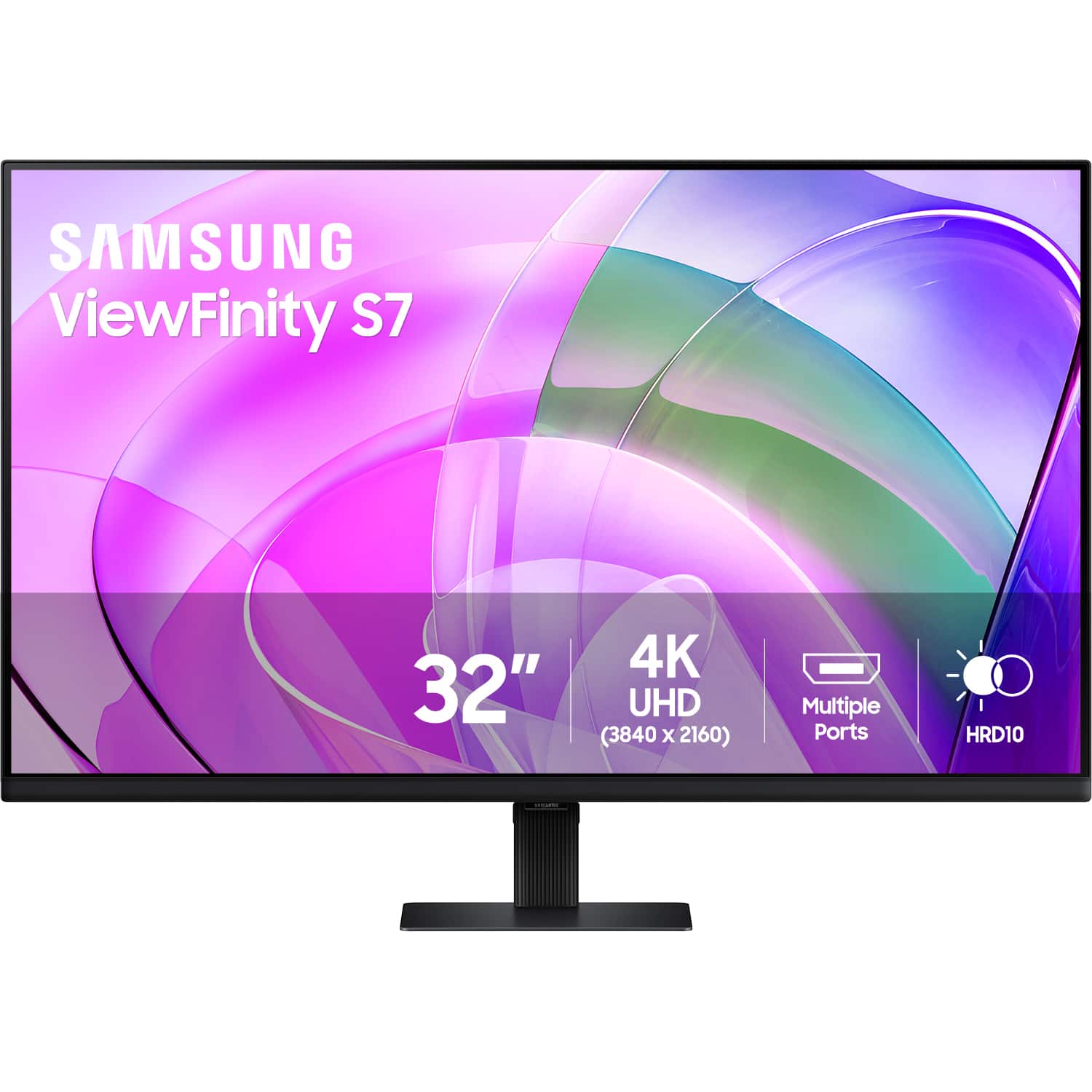Samsung - 32" ViewFinity S7 4K UHD High Resolution Monitor with HDR10 - Black product image
