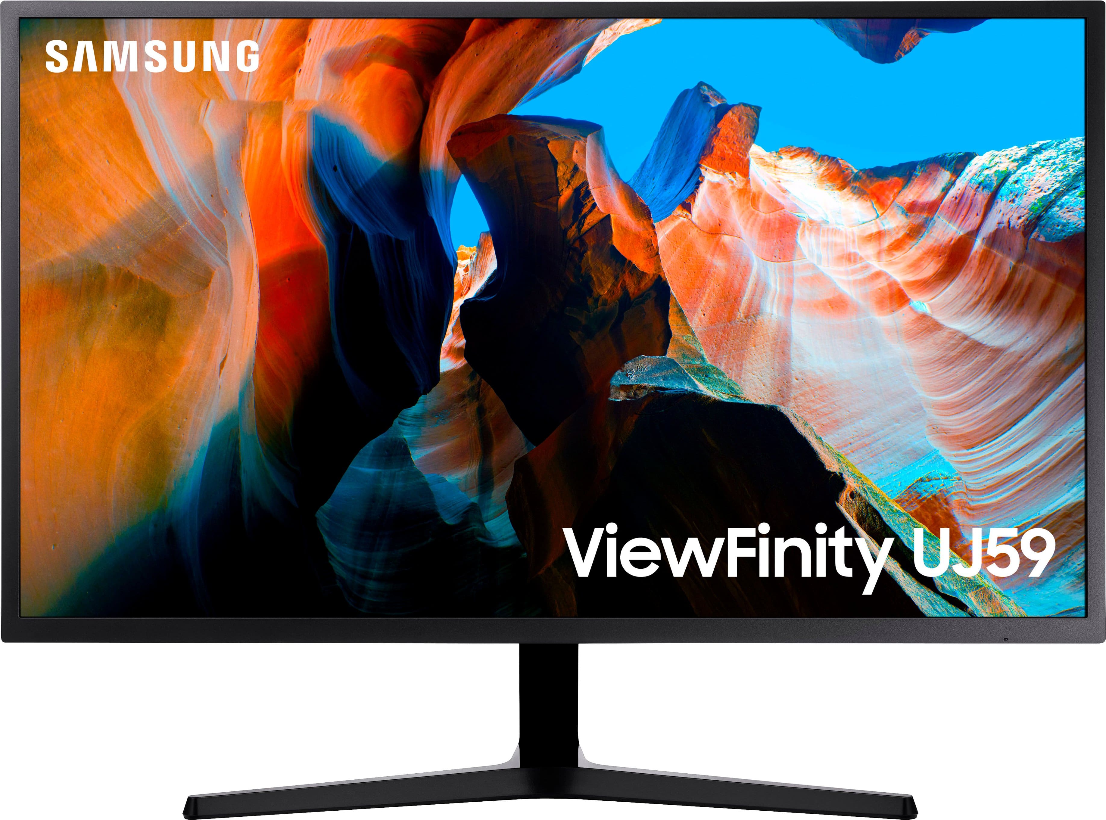 Samsung - 32” ViewFinity UJ590 UHD Monitor - Dark Gray/Blue product image