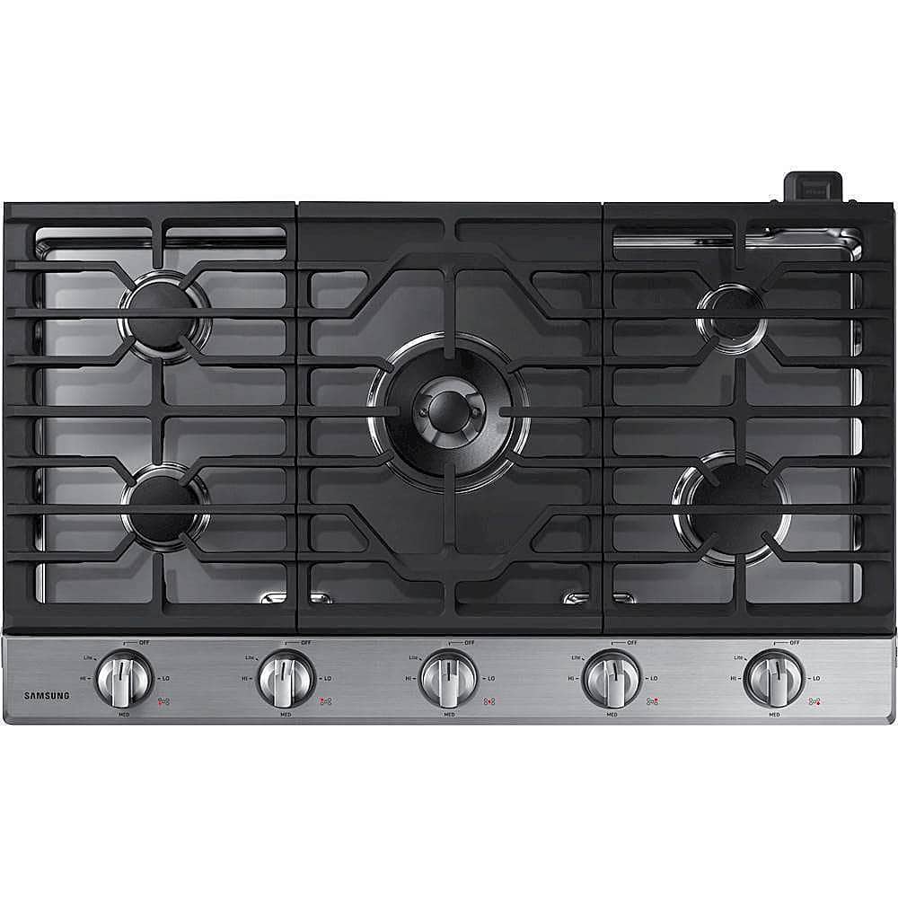Samsung - 36" Built-In Gas Cooktop with WiFi - Stainless Steel product image
