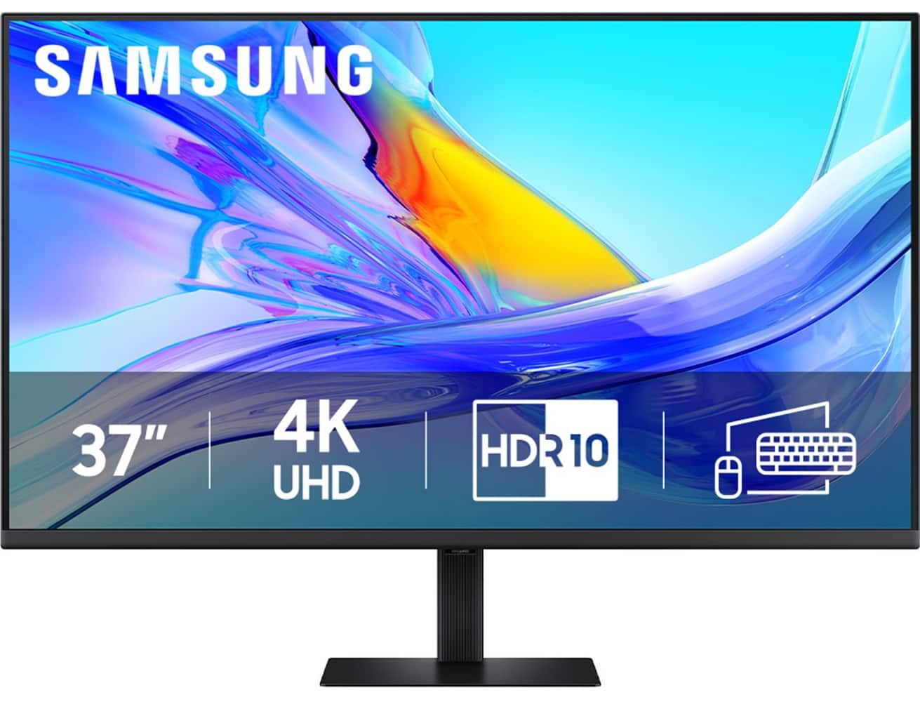 Samsung - 37" ViewFinity S8 S80UD LED 4K UHD High Resolution Monitor with HDR10, USB-C and Ergonomic Stand - Black product i…