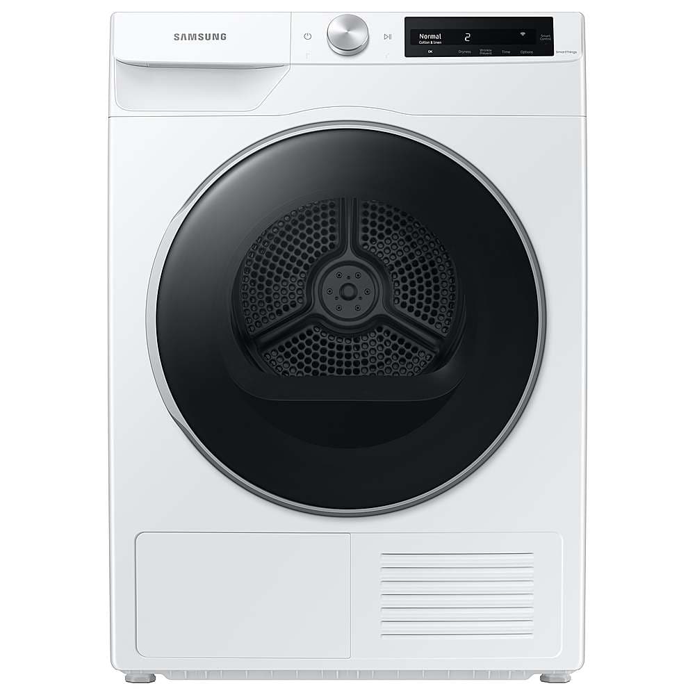 Samsung - 4.0 Cu. Ft. Stackable Smart Electric Dryer with Ventless Heat Pump - White product image