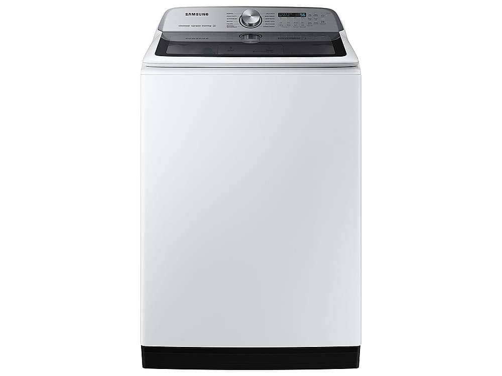 Samsung - 5.1 Cu. Ft. High-Efficiency Smart Top Load Washer with ActiveWave Agitator - White product image