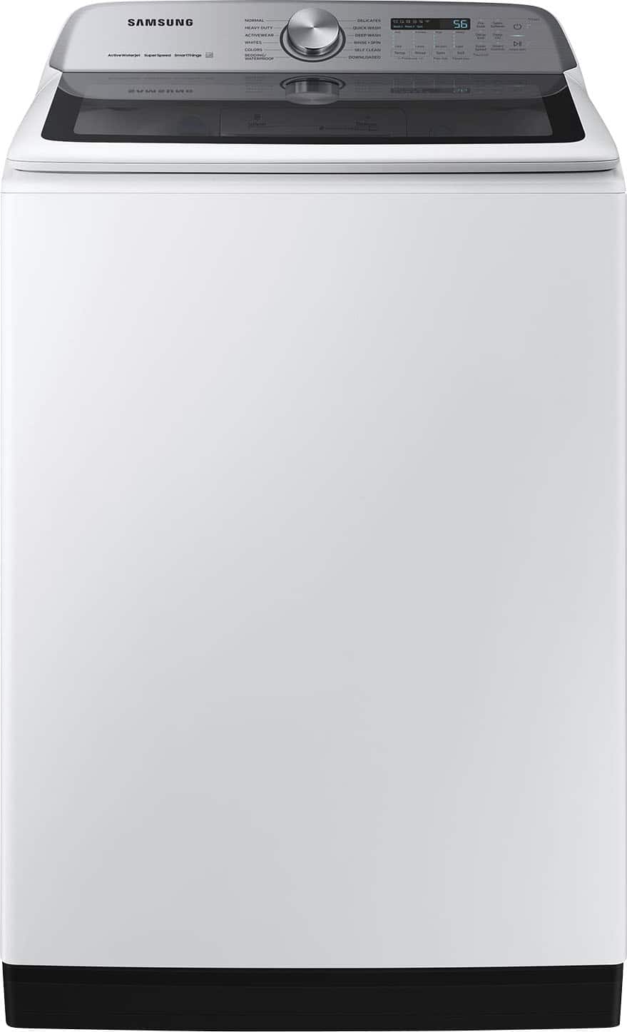 Samsung - 5.2 Cu. Ft. High-Efficiency Smart Top Load Washer with Super Speed Wash - White product image