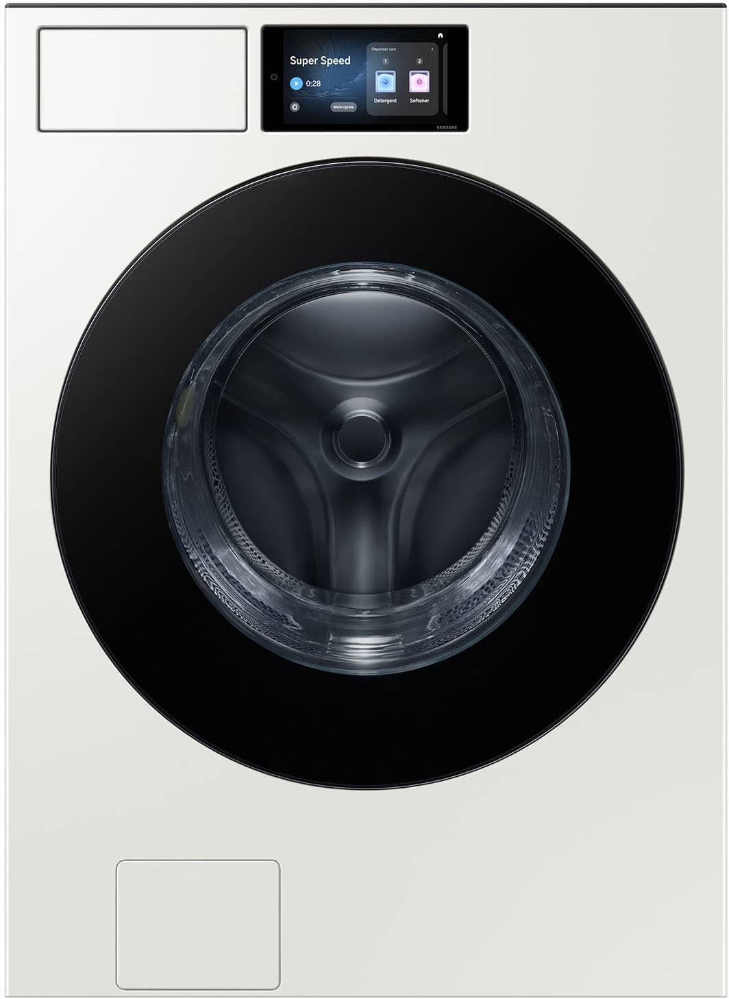 Samsung - 5.3 cu. ft. Bespoke AI Ultra Capacity Front Load Washer with AI Home - Ivory product image