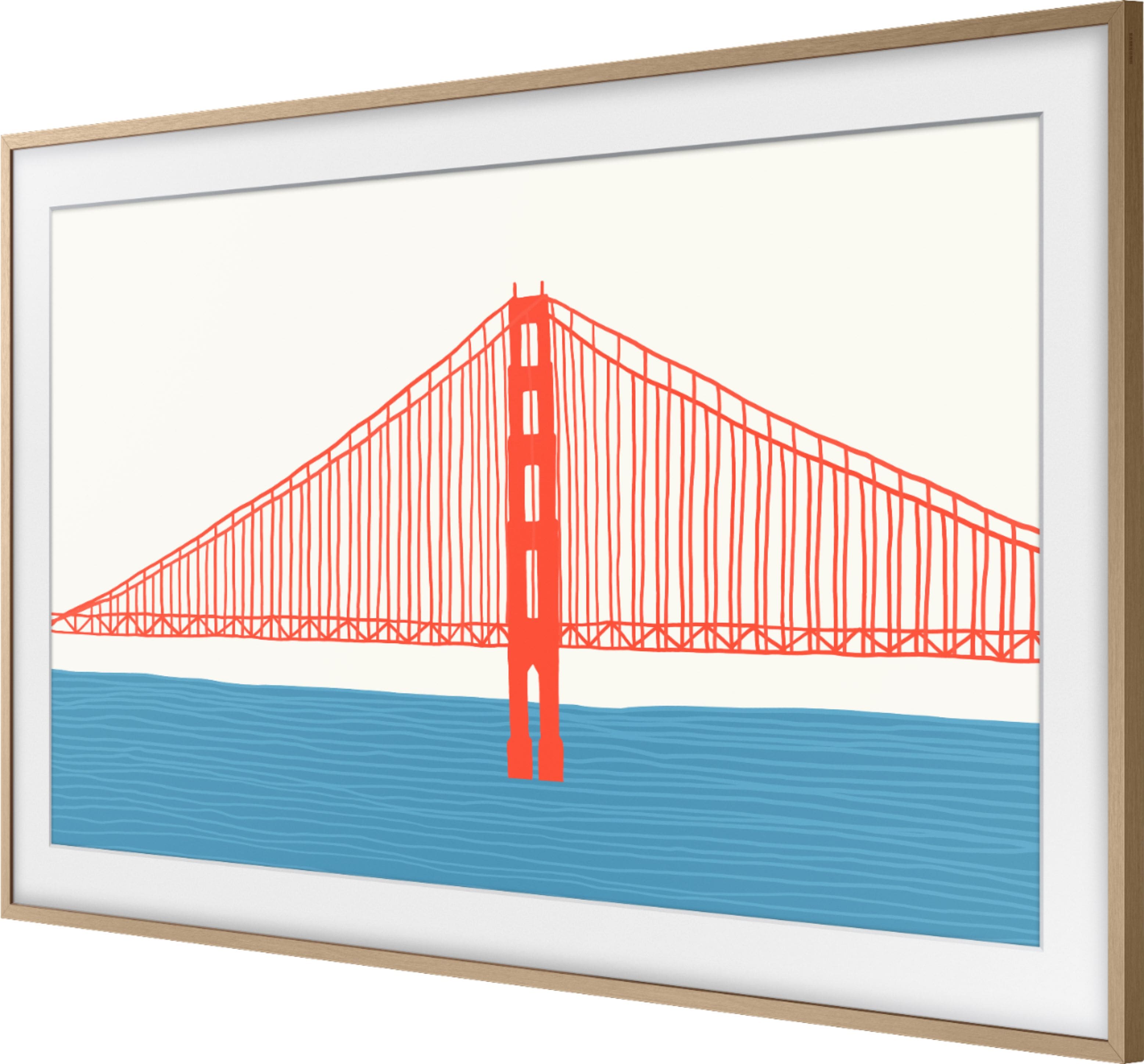 Samsung - 55” The Frame Customizable Bezel - Modern Teak product image