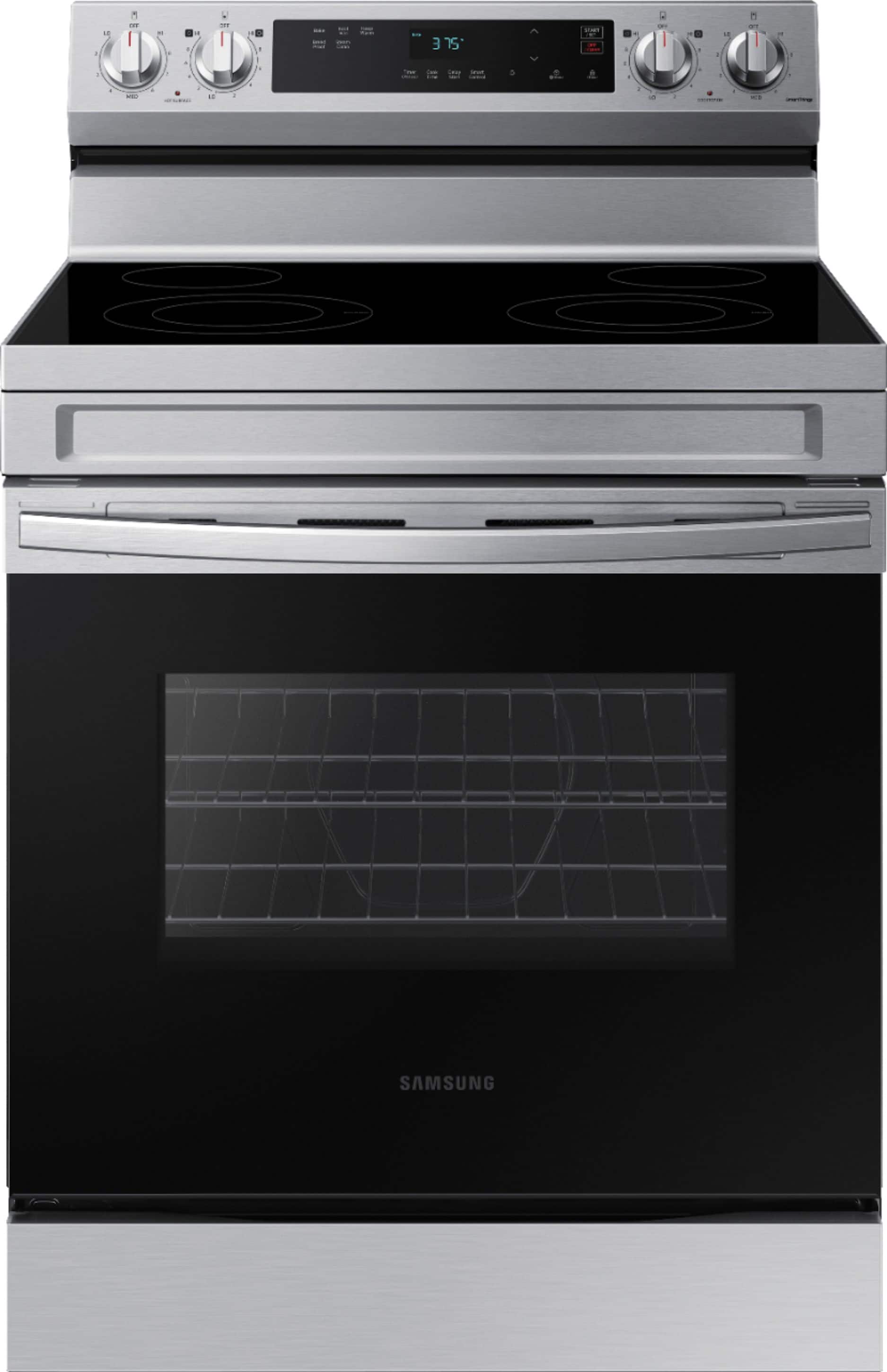 Samsung - 6.3 cu. ft. Freestanding Electric Range with WiFi and Steam Clean - Stainless Steel product image