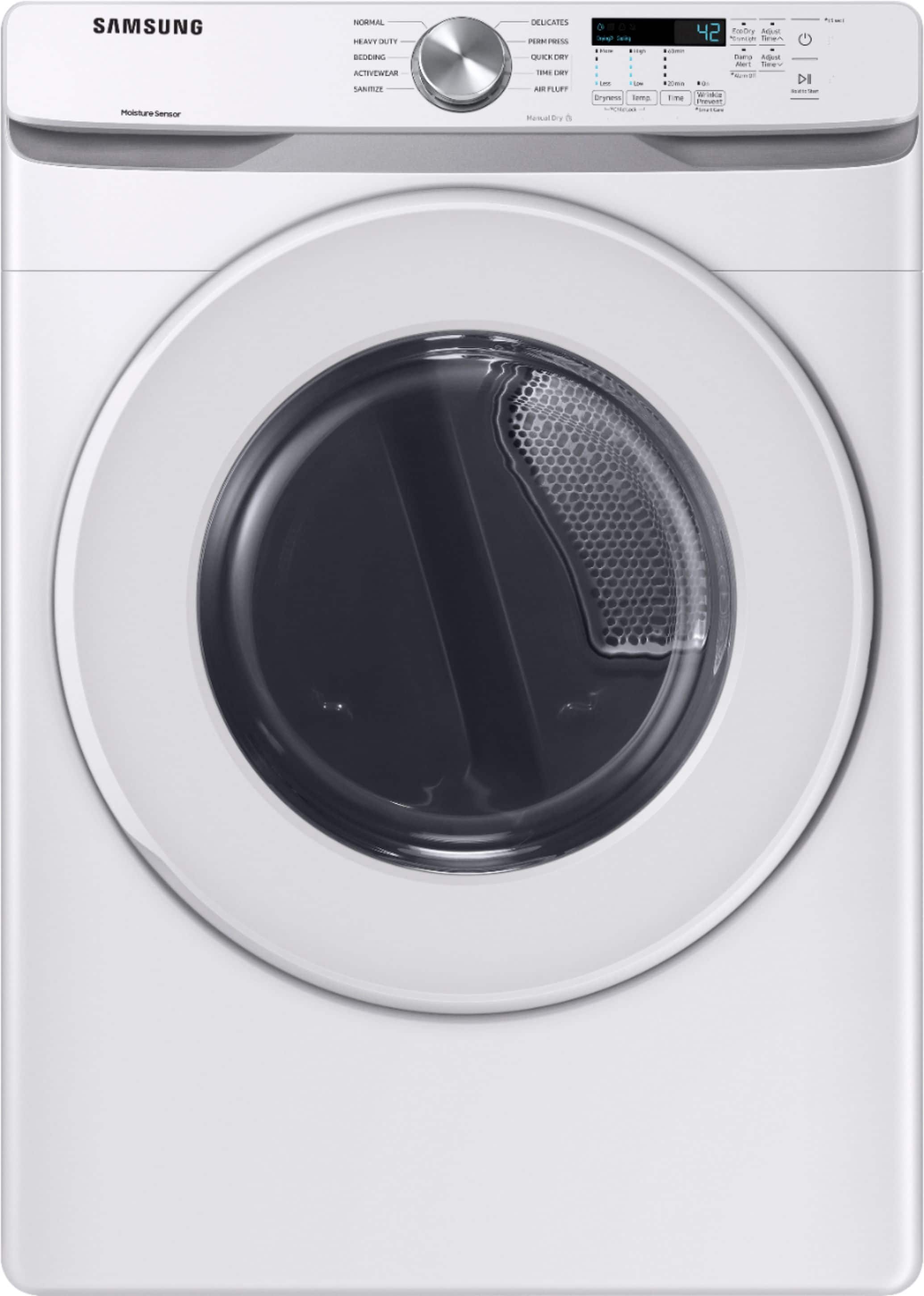 Samsung - 7.5 Cu. Ft. Stackable Gas Dryer with Sensor Dry - White product image