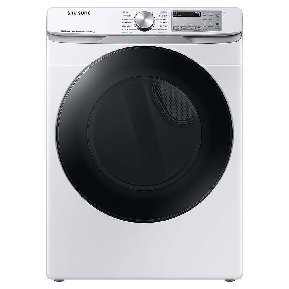 Samsung - 7.5 Cu. Ft. Stackable Smart Gas Dryer with Steam Sanitize+ - White product image