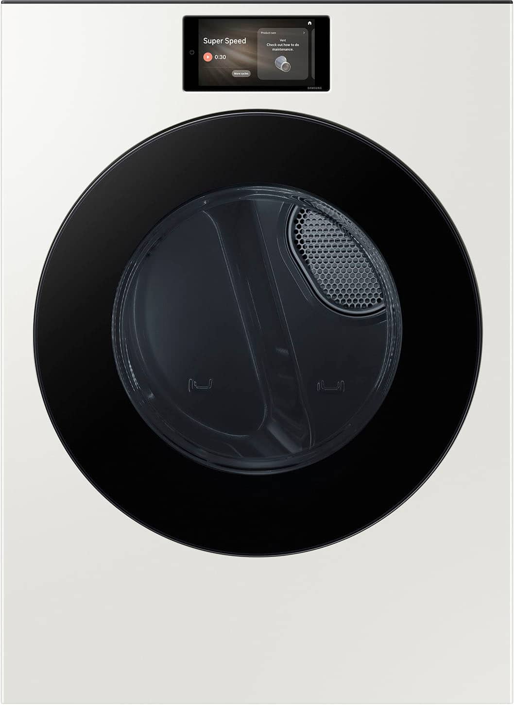 Samsung - 7.6 cu. ft. Bespoke AI Ultra Capacity Front Load Gas Dryer with AI Home - Ivory product image