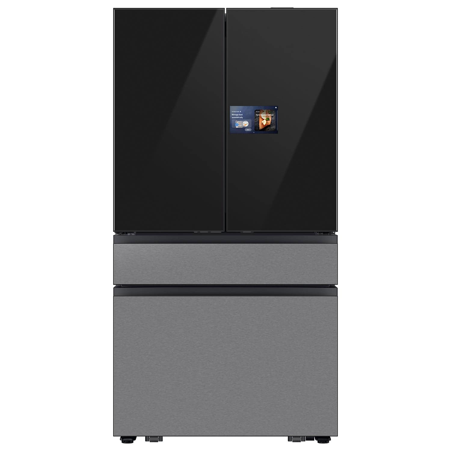 Samsung - Bespoke 29 cu. ft. 4-Door French Door Refrigerator with AI Home - Stainless Steel product image