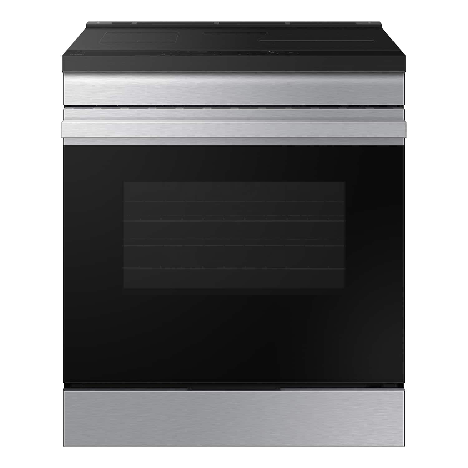 Samsung - Bespoke 6.3 Cu. Ft. Slide-In Electric Induction Range with Air Fry - Stainless Steel product image