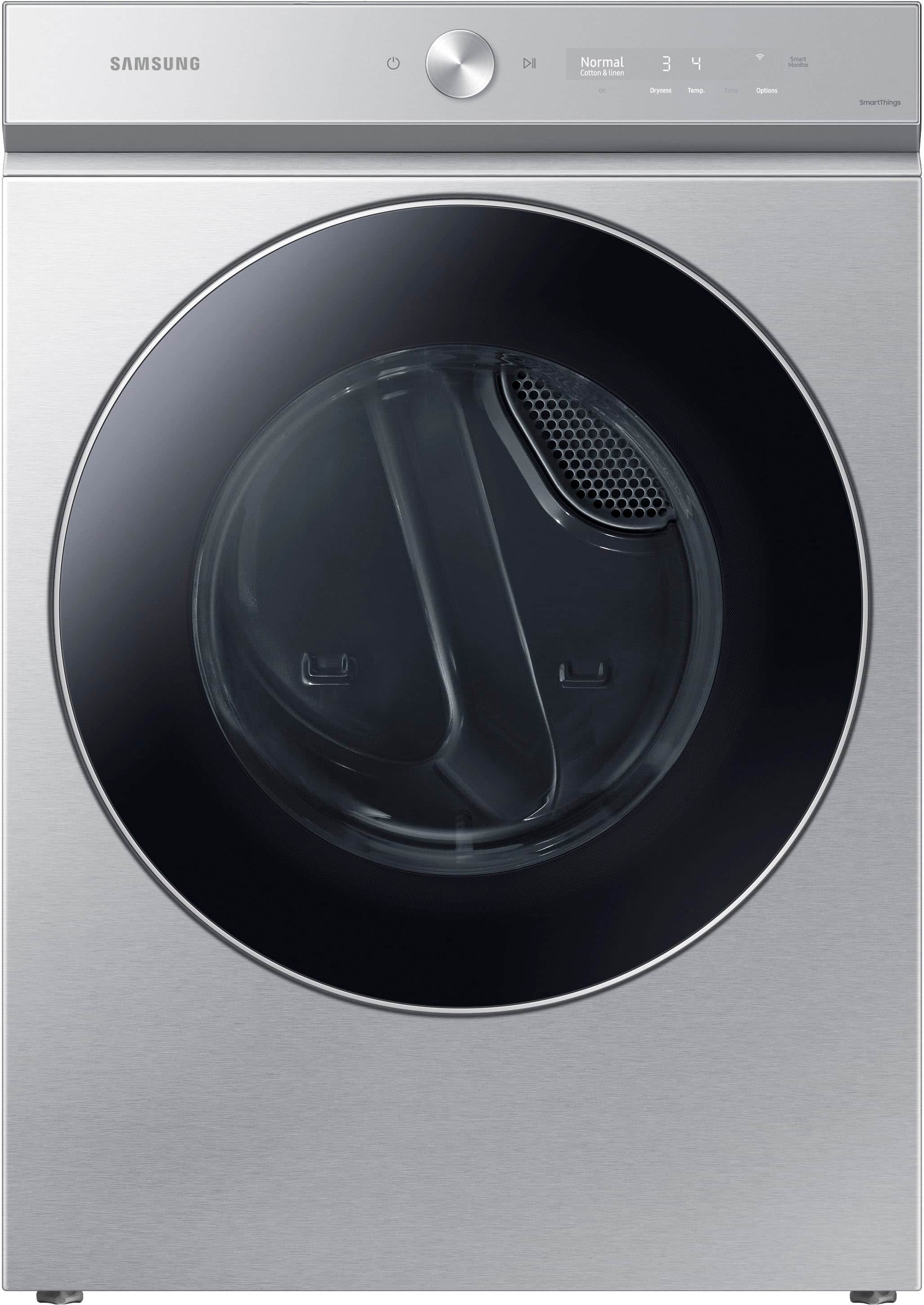 Samsung - BESPOKE 7.6 Cu. Ft. Stackable Smart Gas Dryer with Steam and AI Optimal Dry - Brushed Navy product image