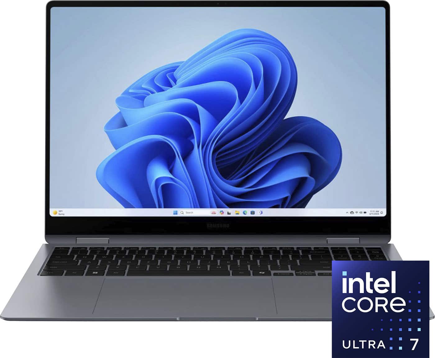 Samsung - Galaxy Book4 Pro 360 2-in1 16" AMOLED Touch Screen Laptop - Intel Core Ultra 7 - 16GB Memory - 1TB SSD - Moonstone…