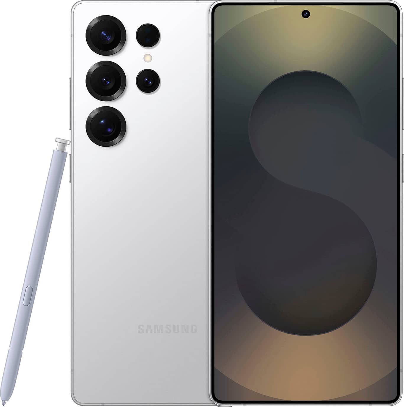 Samsung - Galaxy S25 Ultra 256GB - Titanium Whitesilver (AT&T) product image