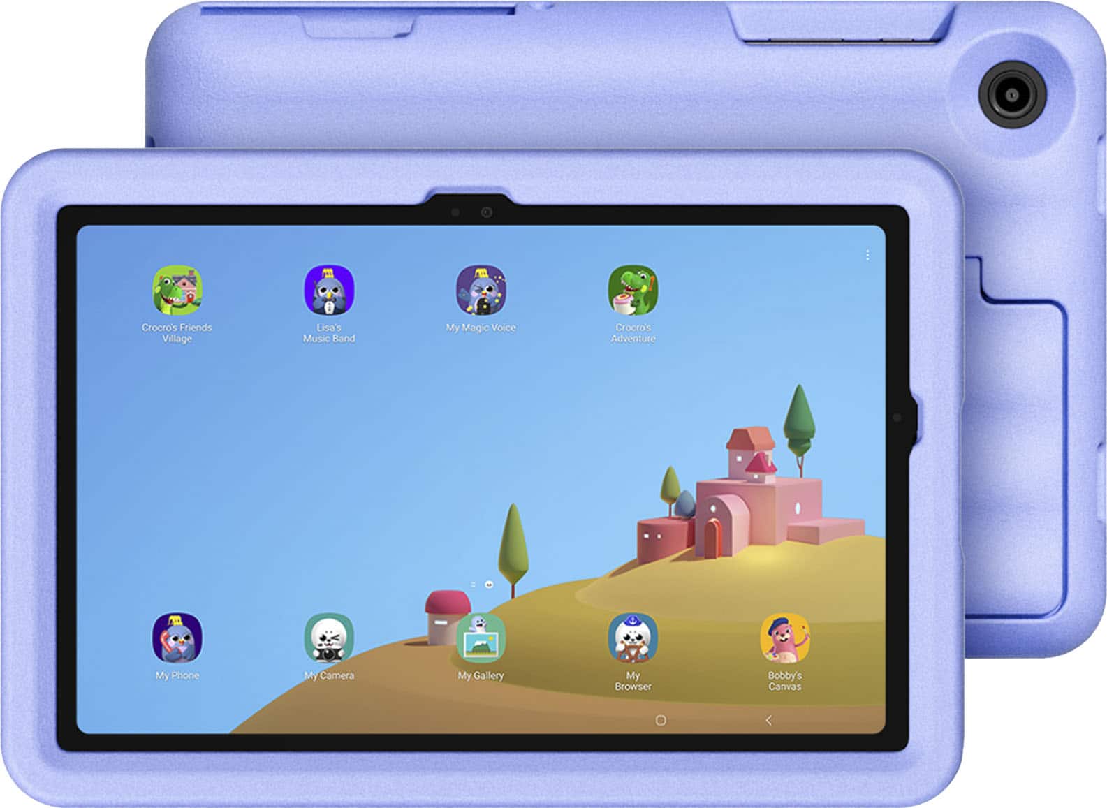 Samsung - Galaxy Tab A9+ Kids Edition 11" 64GB with Puffy Cover - Wi-Fi - Purple product image