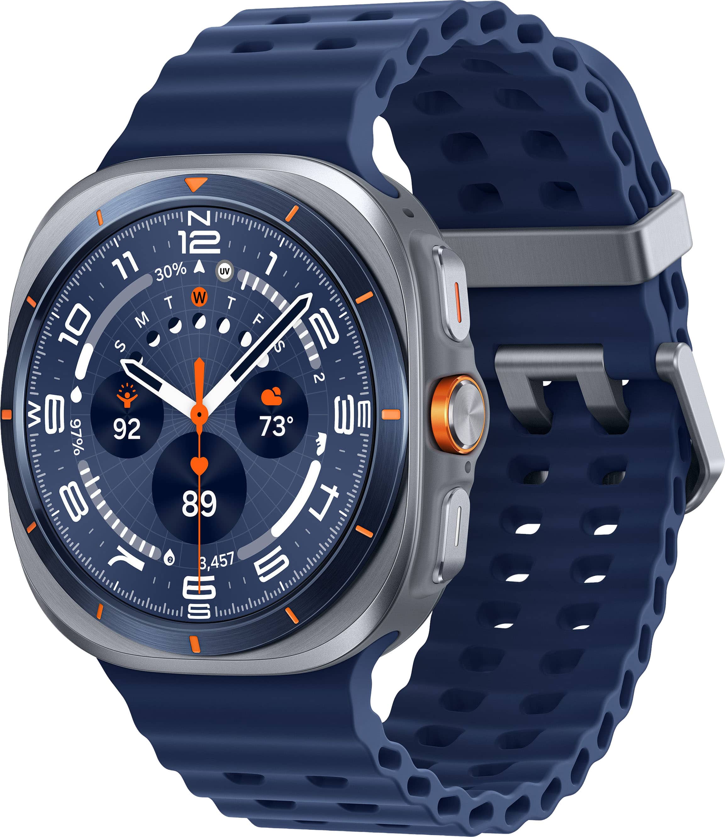 Samsung - Galaxy Watch Ultra Titanium Smartwatch 47mm LTE - Titanium Blue - (2025) product image