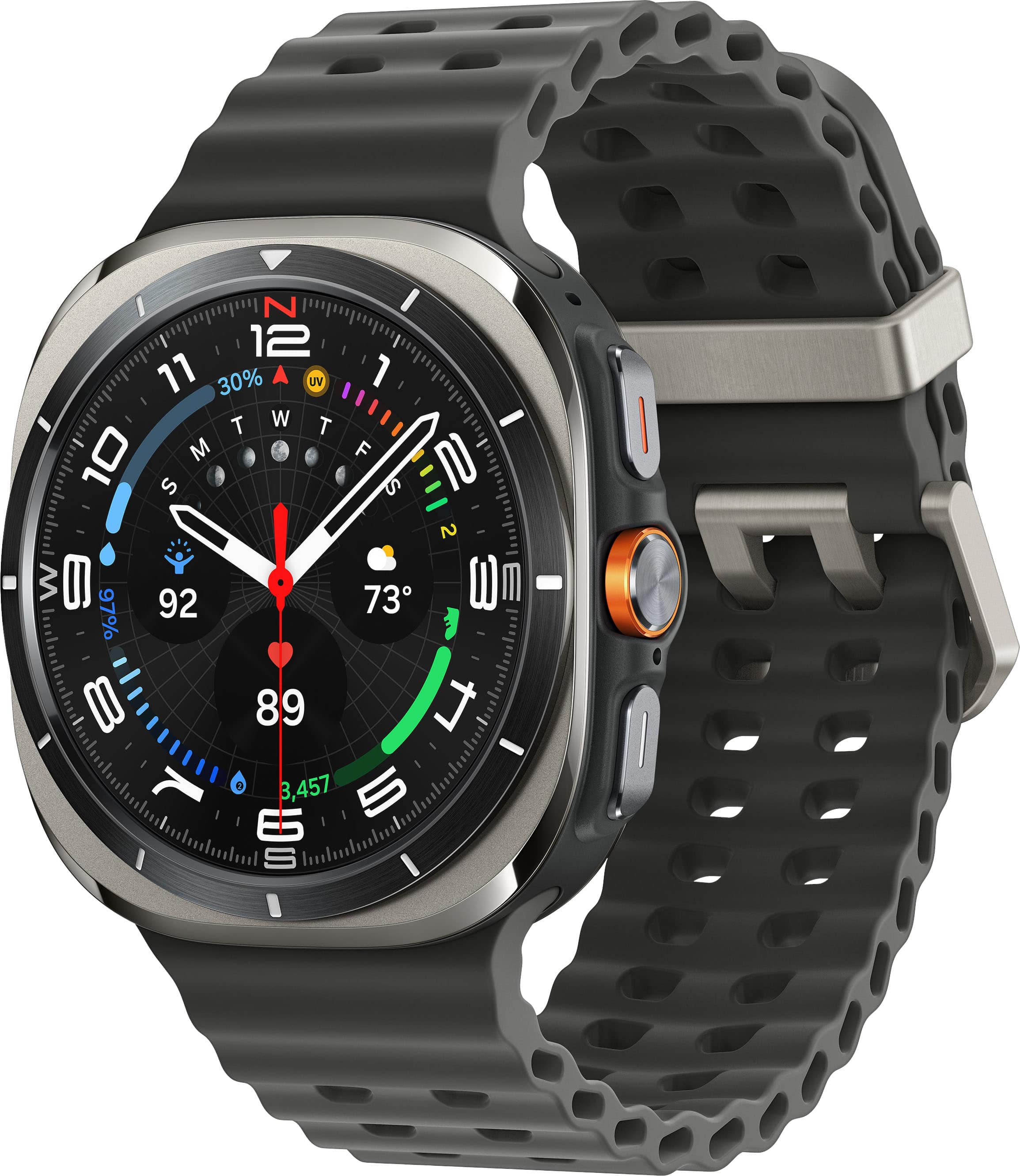 Samsung - Galaxy Watch Ultra Titanium Smartwatch 47mm LTE - Titanium Silver - (2025) product image