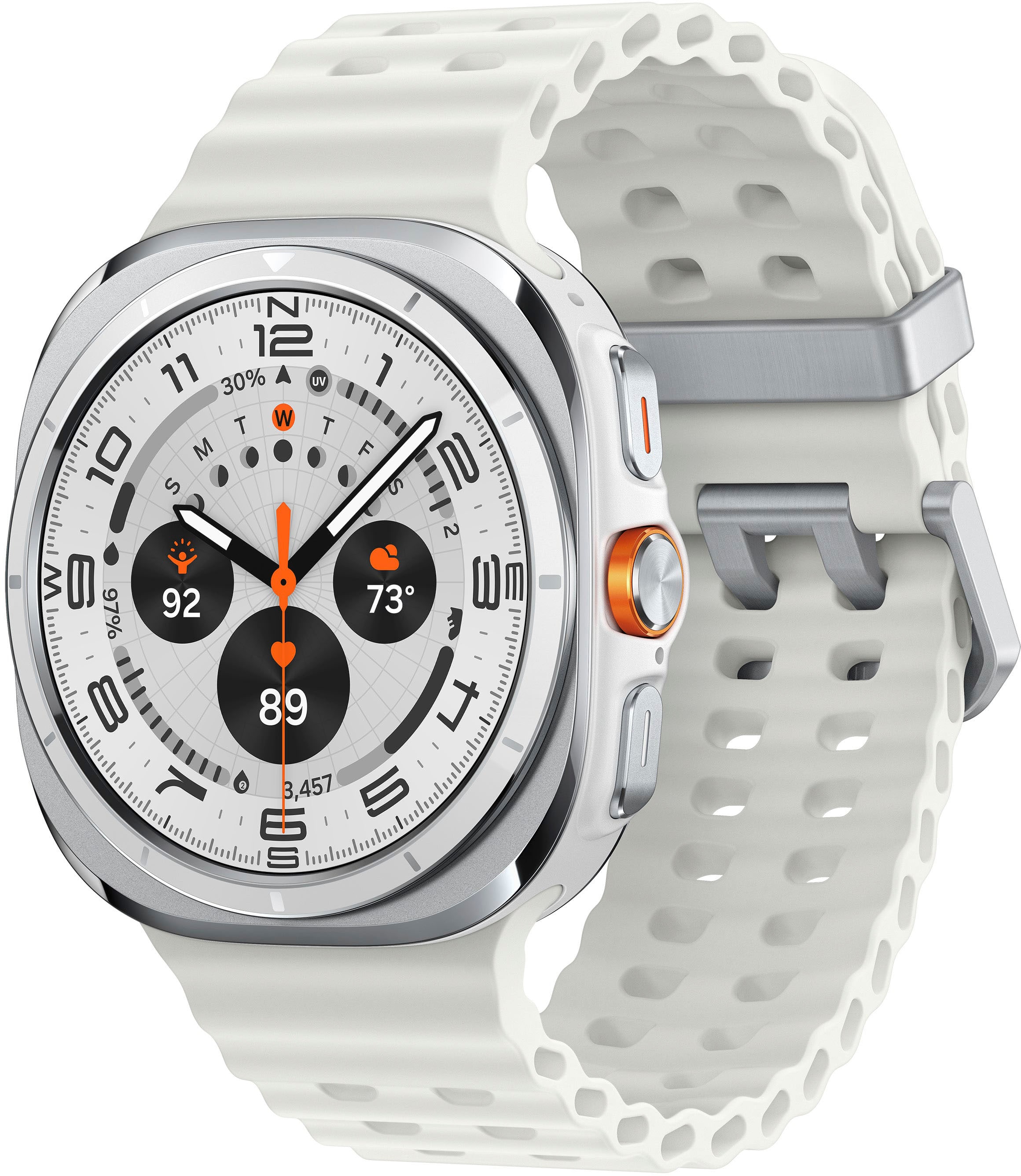 Samsung - Galaxy Watch Ultra Titanium Smartwatch 47mm LTE - Titanium White - (2025) product image