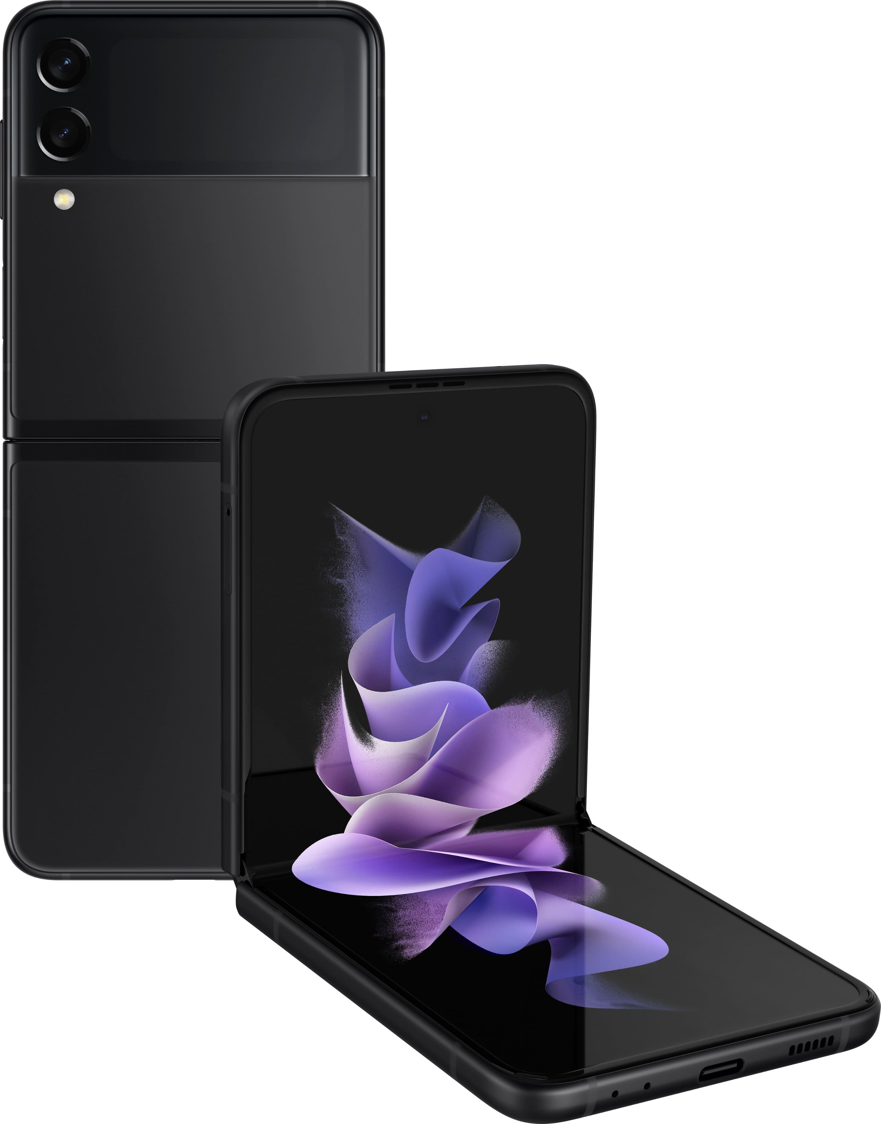 Samsung - Galaxy Z Flip3 5G 128GB - Phantom Black (Verizon) product image